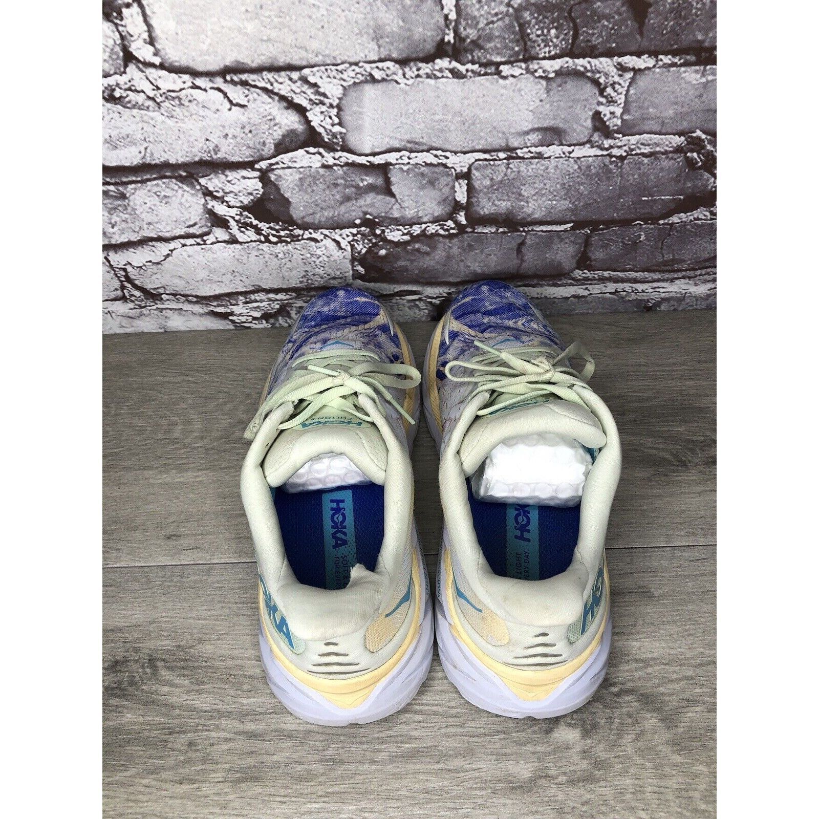 Hoka Hoka One One Clifton 8 Together Multi Color Fabric Lace Runn Size US 7.5 / EU 40-41 - 5 Thumbnail