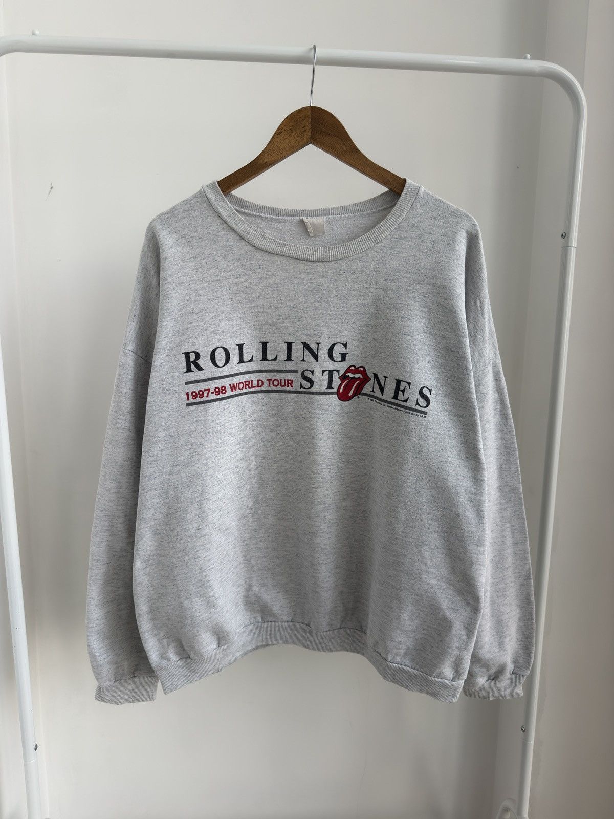 The Rolling Stones Vintage Rolling Stones Sweatshirt Adult 1998 World Tour Size US XL / EU 56 / 4 - 3 Thumbnail