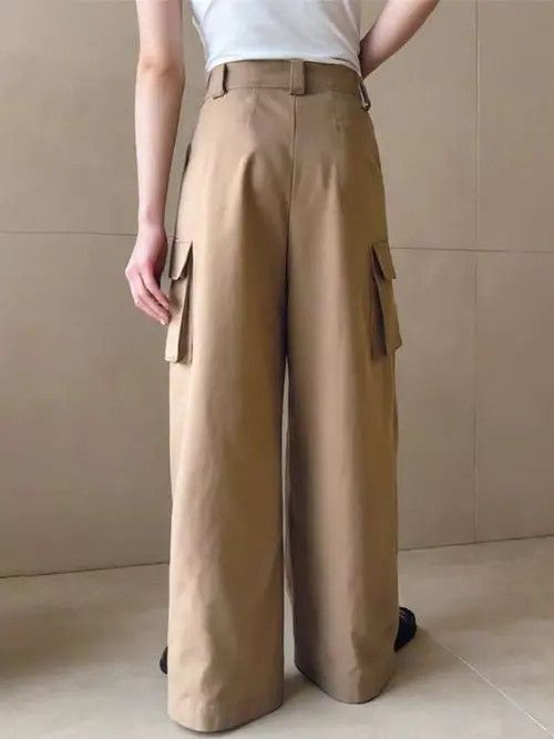 VIBE Vintage Casual wide leg plated Size US 34 / EU 50 - 2 Thumbnail