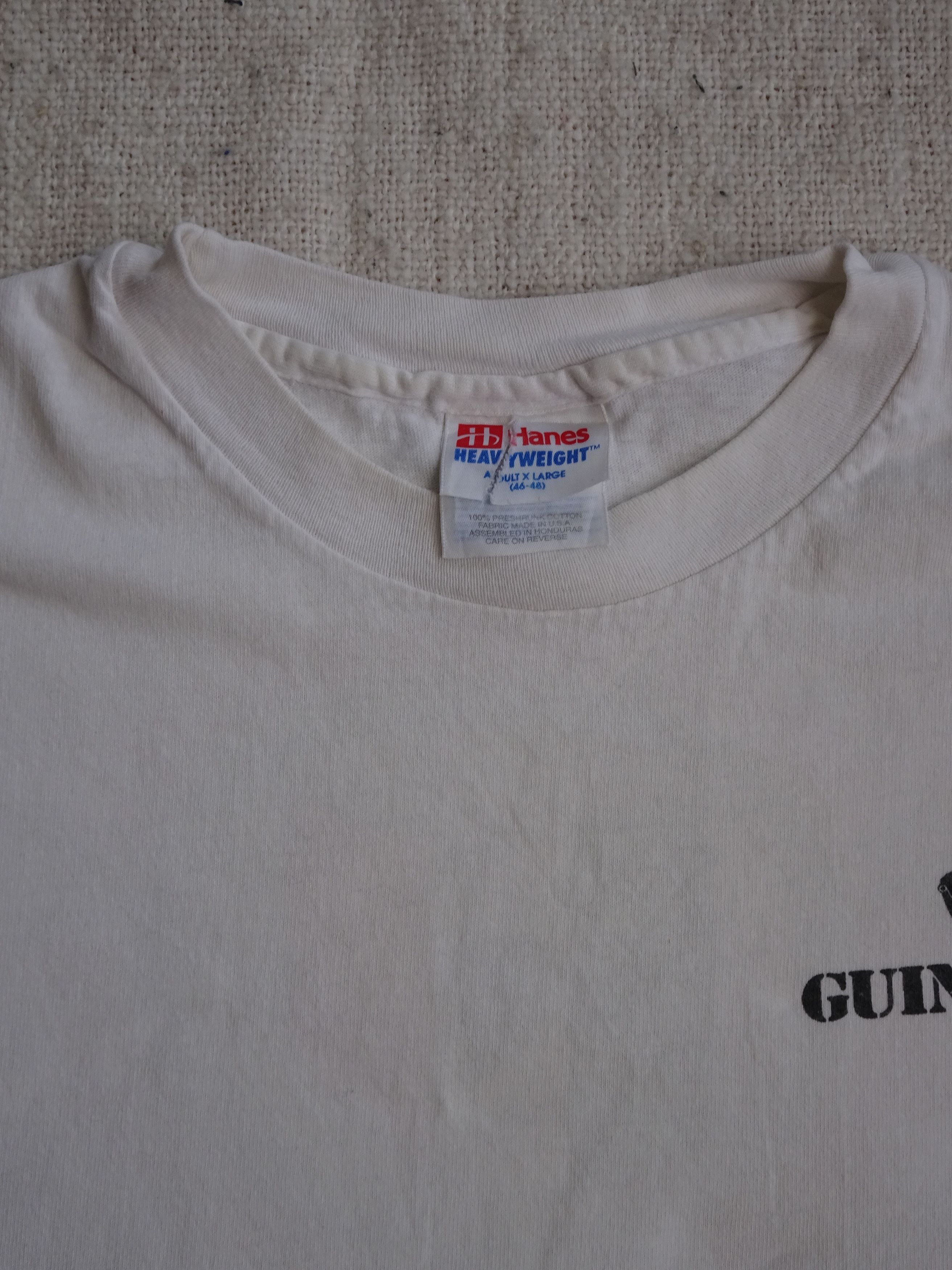 Hanes Vtg 90s Single Stitch Guinness Ohio University Graphic Tee Size US XL / EU 56 / 4 - 4 Thumbnail