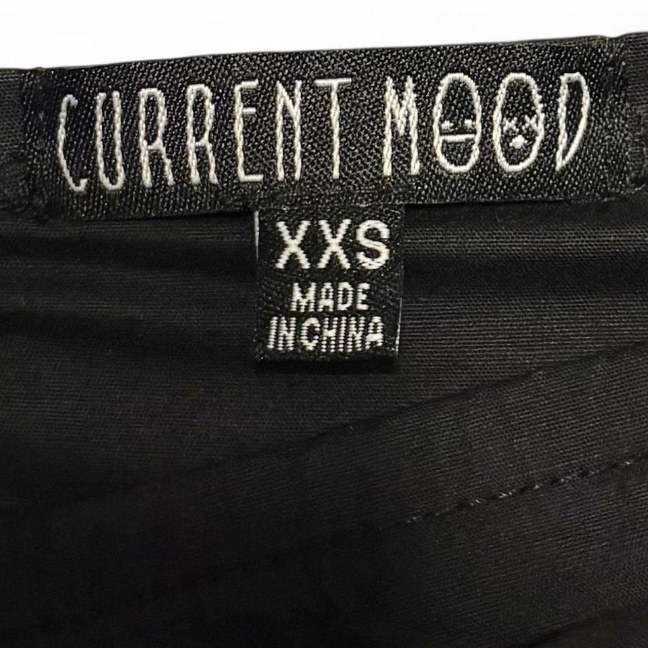 Current Mood Current Mood black crop top w/ sheer long sleeves & straps Size XXS / US 00 / IT 34 - 7 Thumbnail