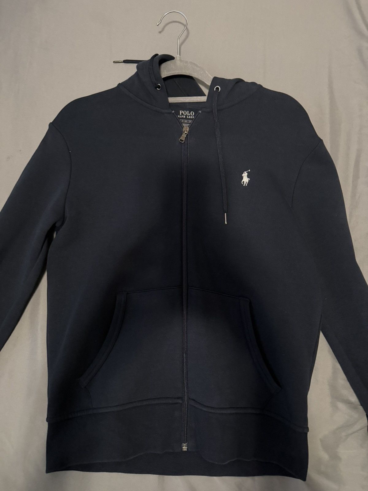 Polo Ralph Lauren Double-Knit Full-Zip Hoodie navy Size US S / EU 44-46 / 1 - 1 Thumbnail