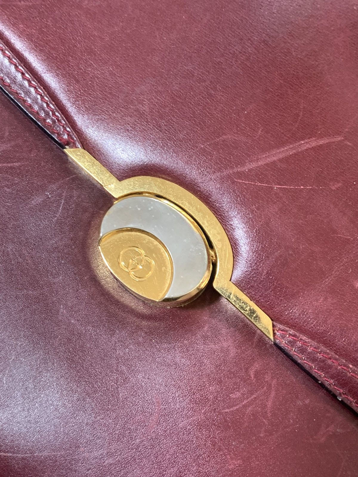 Gucci Vintage Gucci Leather Top Handle Bag (1970s–1980s) Size ONE SIZE - 2 Thumbnail