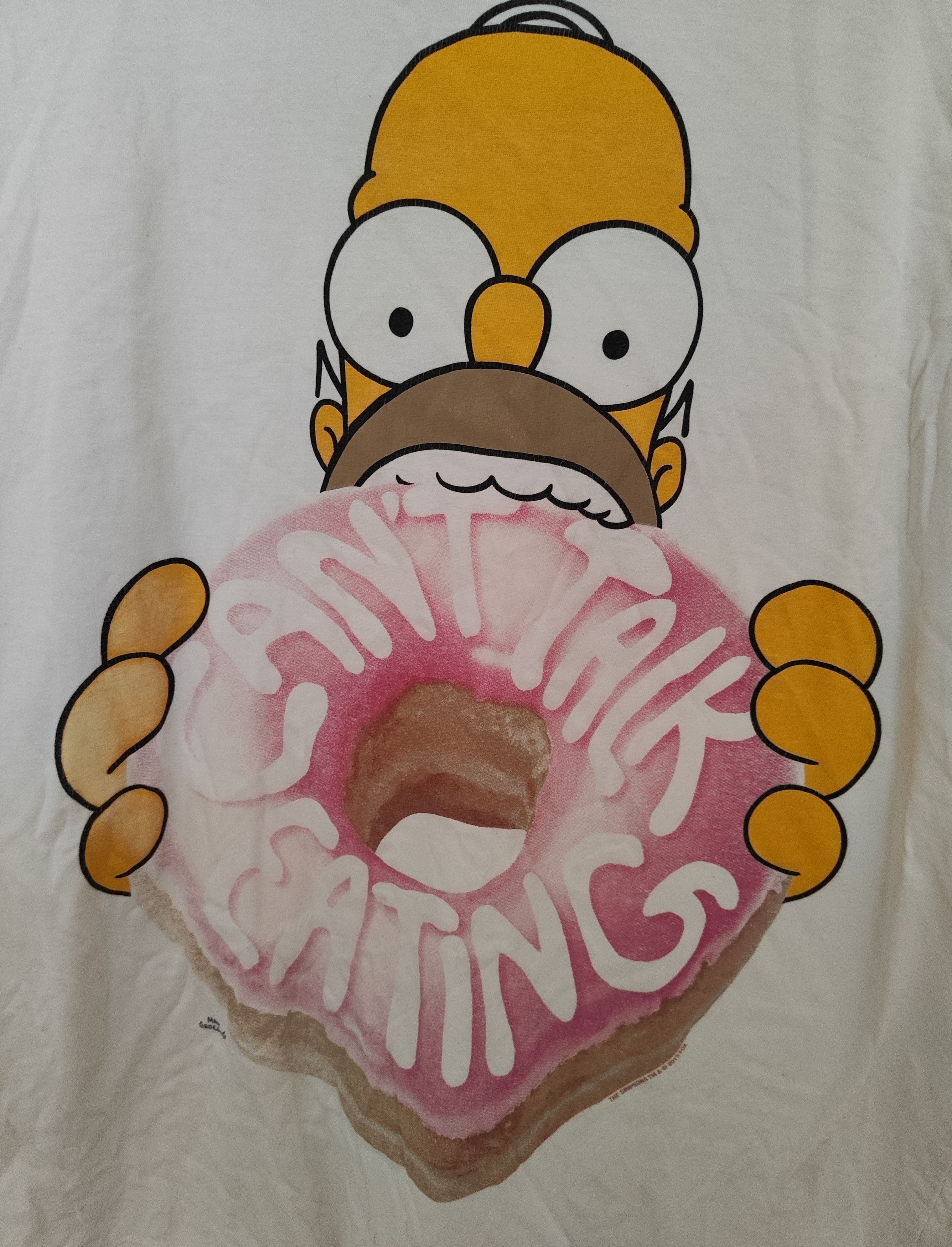 The Simpsons × Vintage “Homer Simpson Donut Tee 2013 – Logoshirt Vintage” Size US XL / EU 56 / 4 - 2 Thumbnail