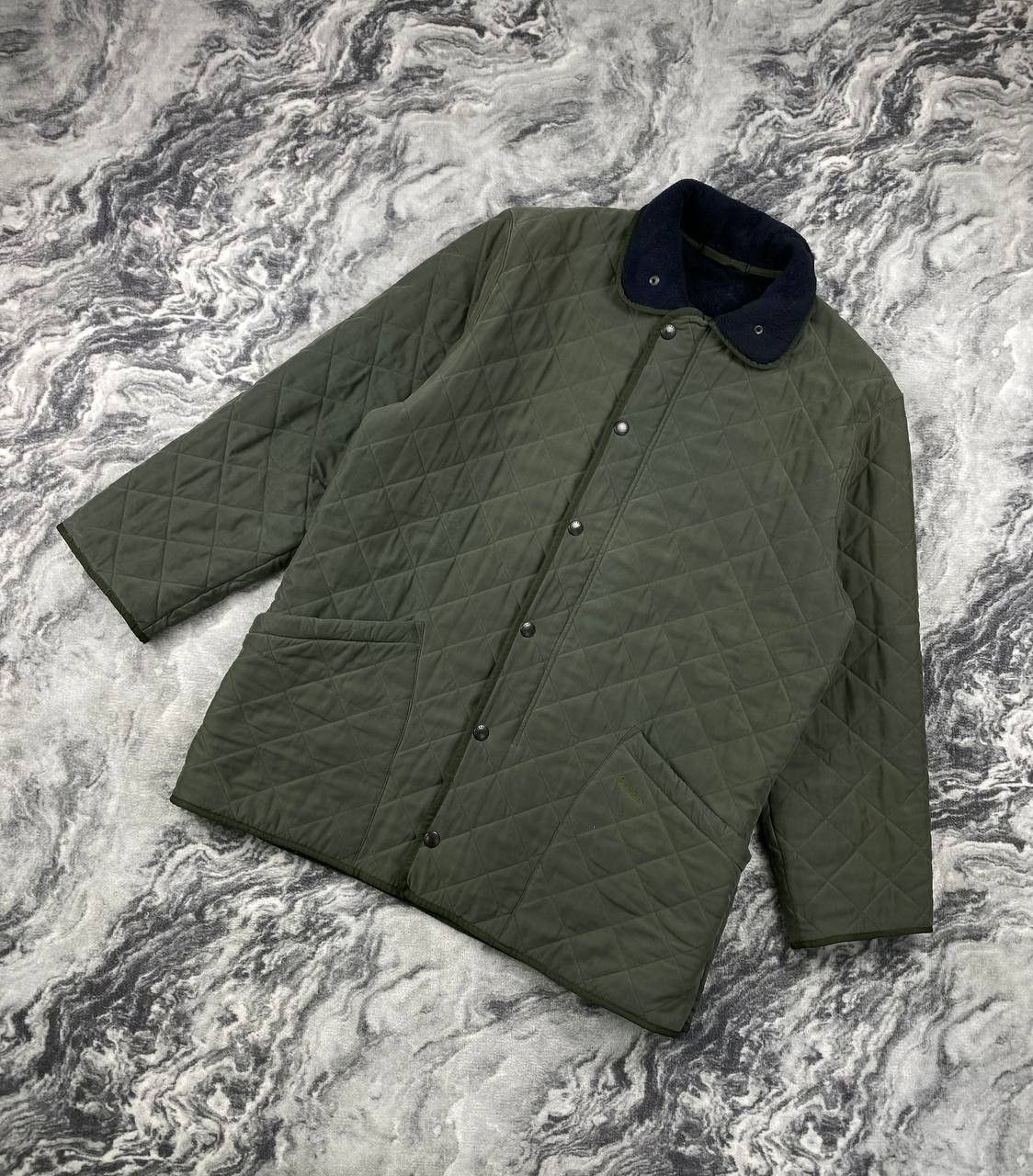 Barbour Barbour Microfibre Polarquilt Long Jacket Men Size XL Green Size US XL / EU 56 / 4 - 1 Thumbnail