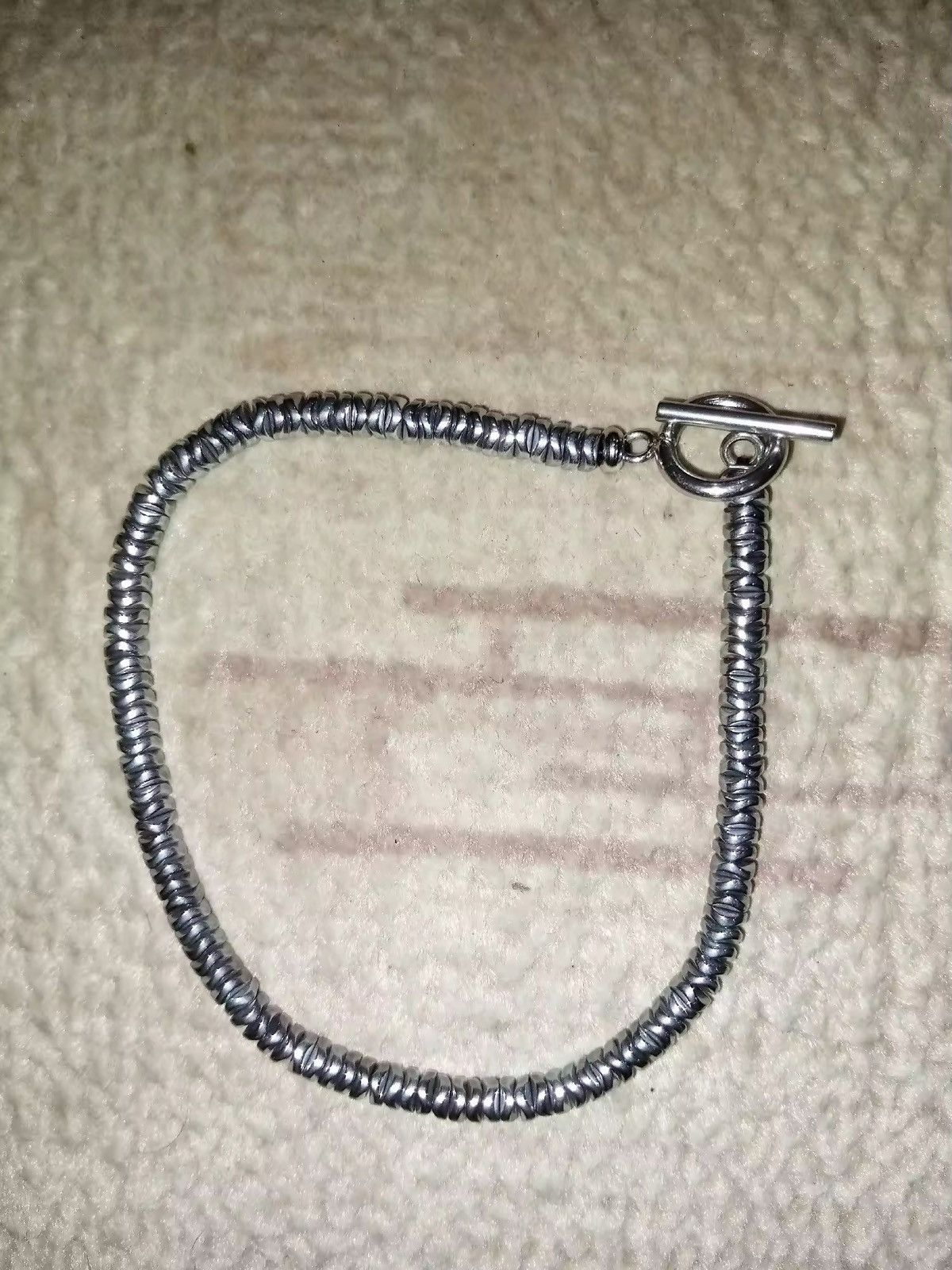 Jewelry 4mm Irregular Hematite Stone Bracelet Size ONE SIZE - 4 Thumbnail
