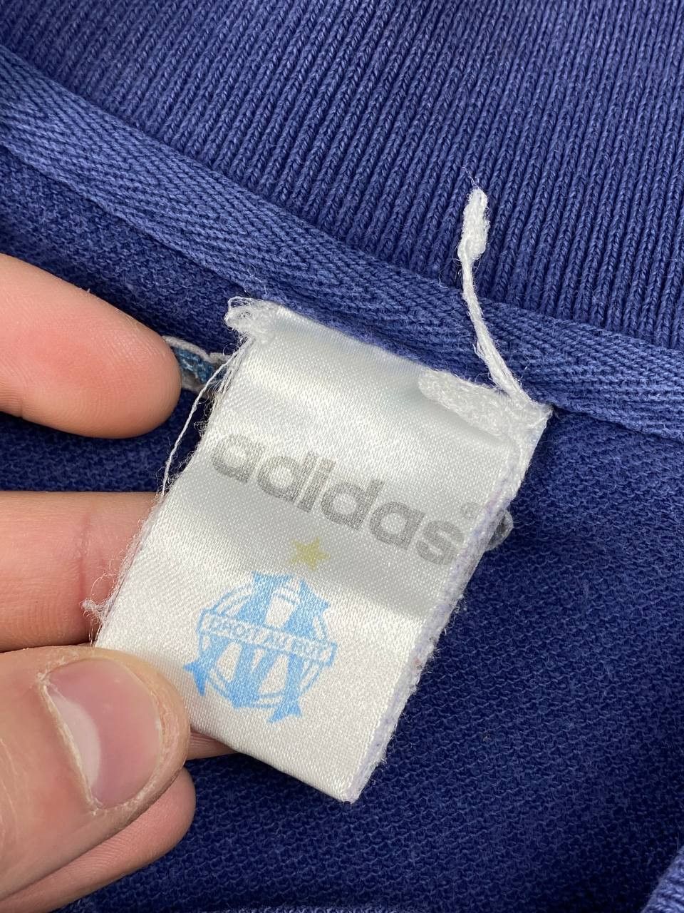 Adidas Adidas Olympique Marseille 2000 2001 Training Polo Shirt Size US L / EU 52-54 / 3 - 7 Thumbnail