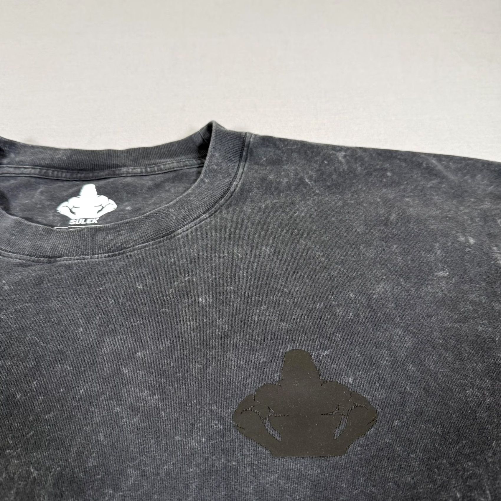 Vintage SULEK Shirt Mens 2XL Black Pumped Gym Bodybuilding Graphic Tee Don’t Skip Cardio Back PUMPED Patch Crew Neck Short Sleeve Size US XXL / EU 58 / 5 - 3 Thumbnail