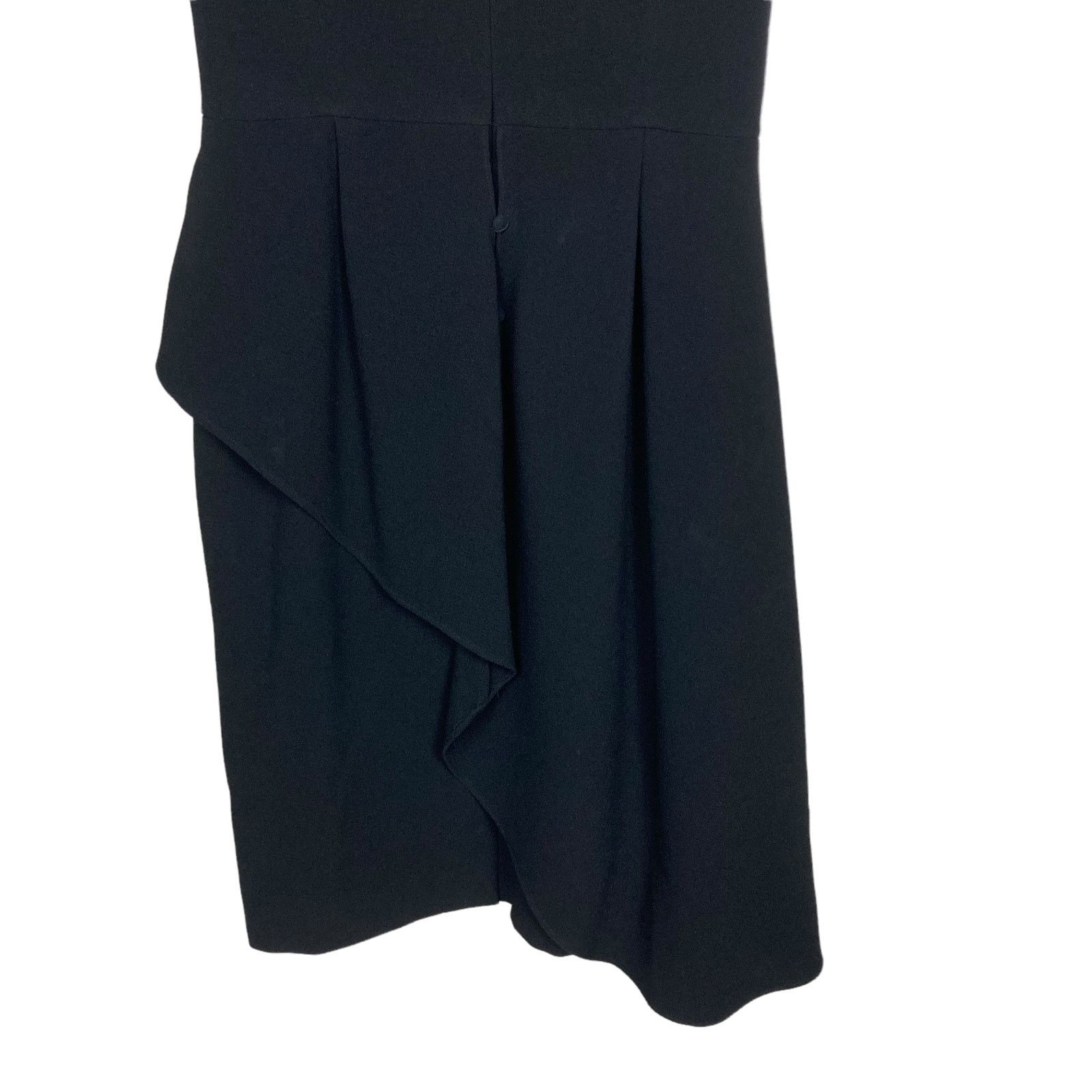 Other Rickie Freeman Teri John Black Short Sleeve Dress Sz 10 Size L / US 10 / IT 46 - 7 Thumbnail