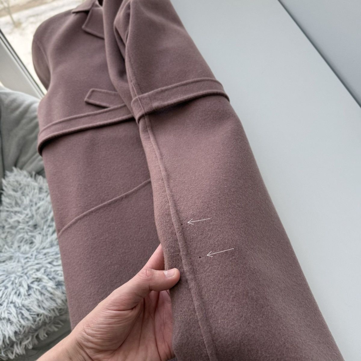 Bottega Veneta Bottega Veneta 100% Cashmere Belted Trench Coat Pink Size S / US 4 / IT 40 - 14 Thumbnail