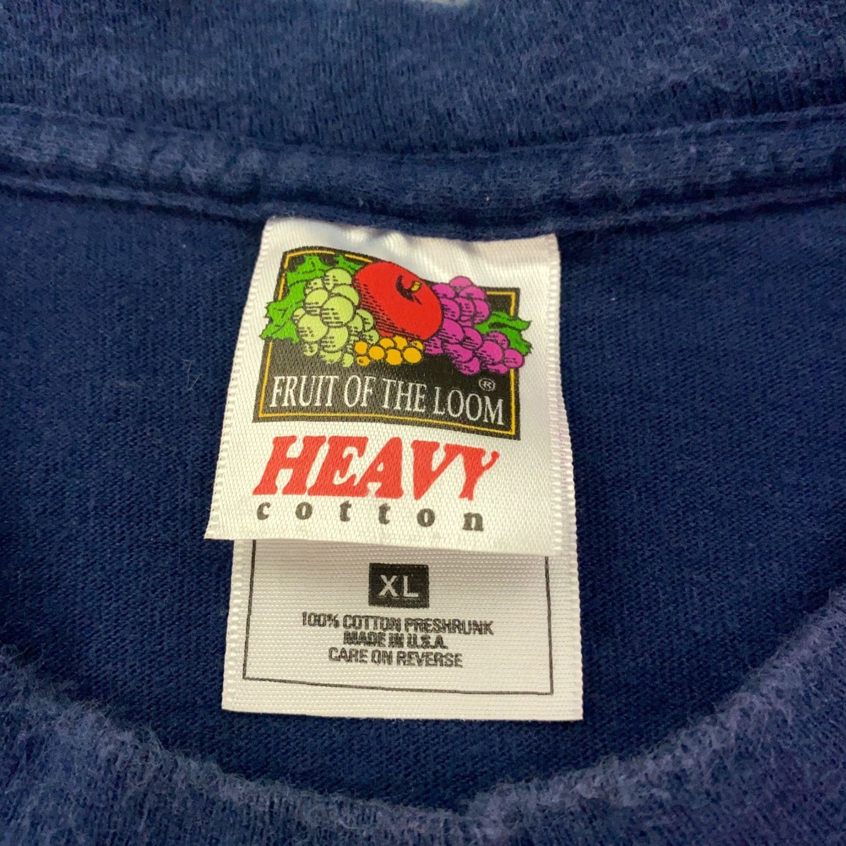 Fruit Of The Loom VINTAGE Miami Beach T-Shirt Mens XL Blue Embroidered Single Stitch 90s Fruit of the Loom USA Cotton Jersey Crew Neck Graphic Print Mens Size US XL / EU 56 / 4 - 4 Thumbnail