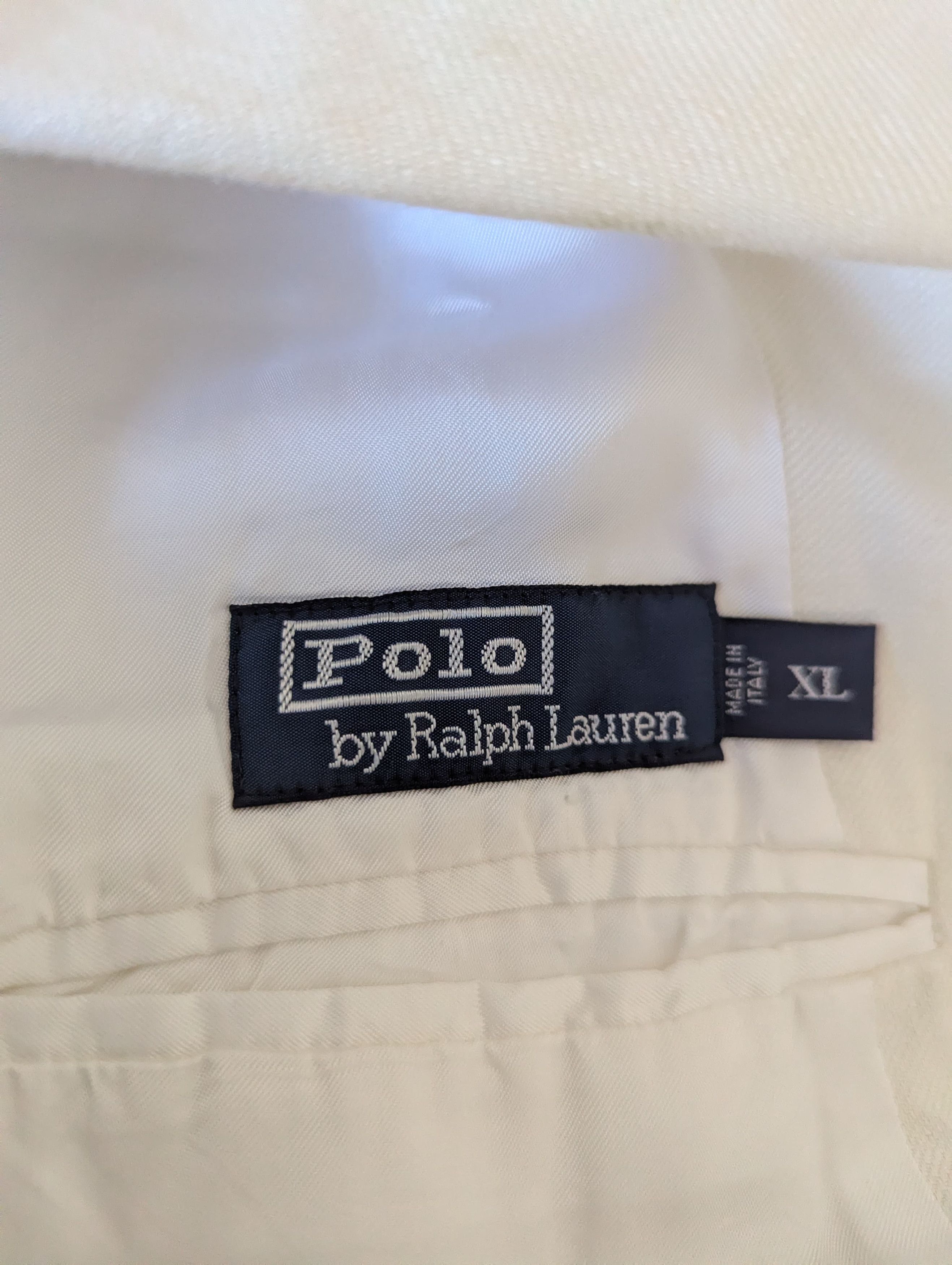 Polo Ralph Lauren Vintage Italian Linen Jacket Size 44L - 6 Thumbnail