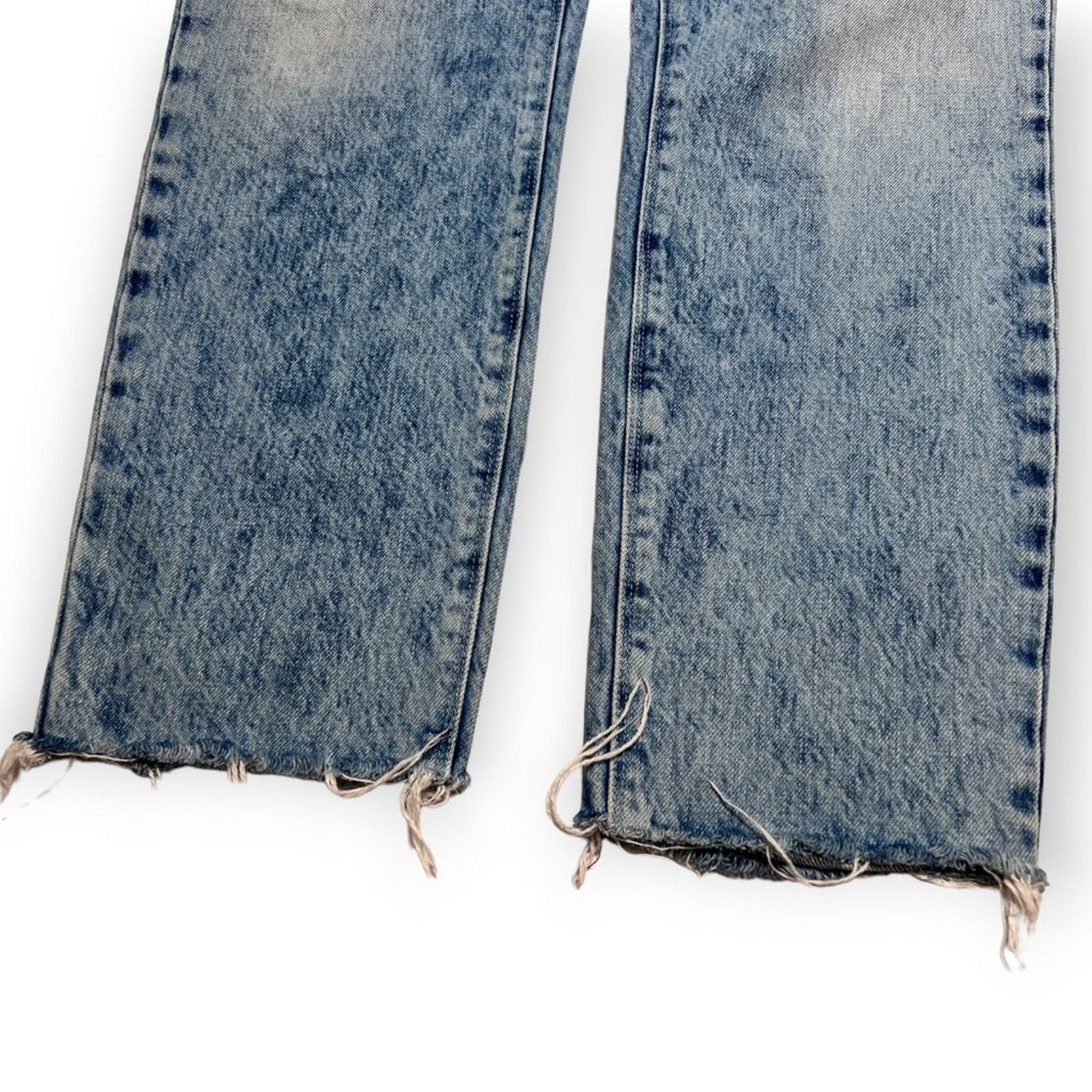 Rta RTA Ryder Straight Jeans Light Blue Frayed Hem Size 29 Size 29" - 10 Thumbnail