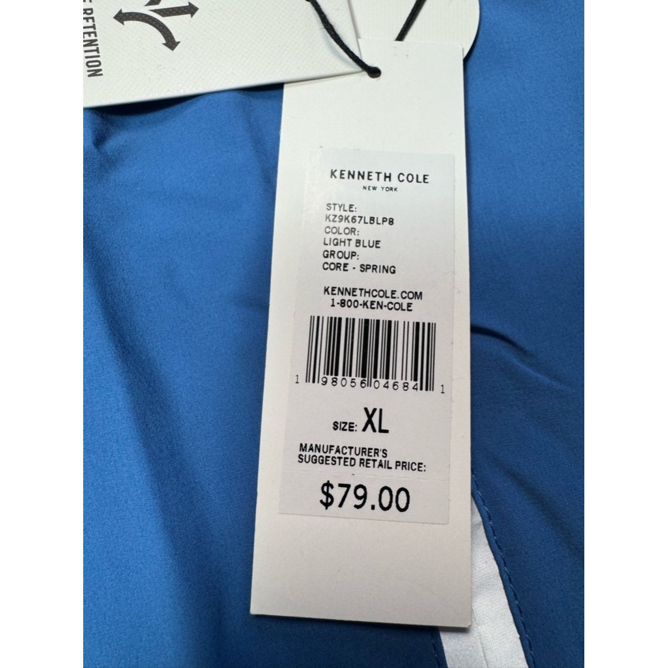 Kenneth Cole NWT New $79 Kenneth Cole Blue Golf Zip Jacket Size XL Size US XL / EU 56 / 4 - 7 Thumbnail