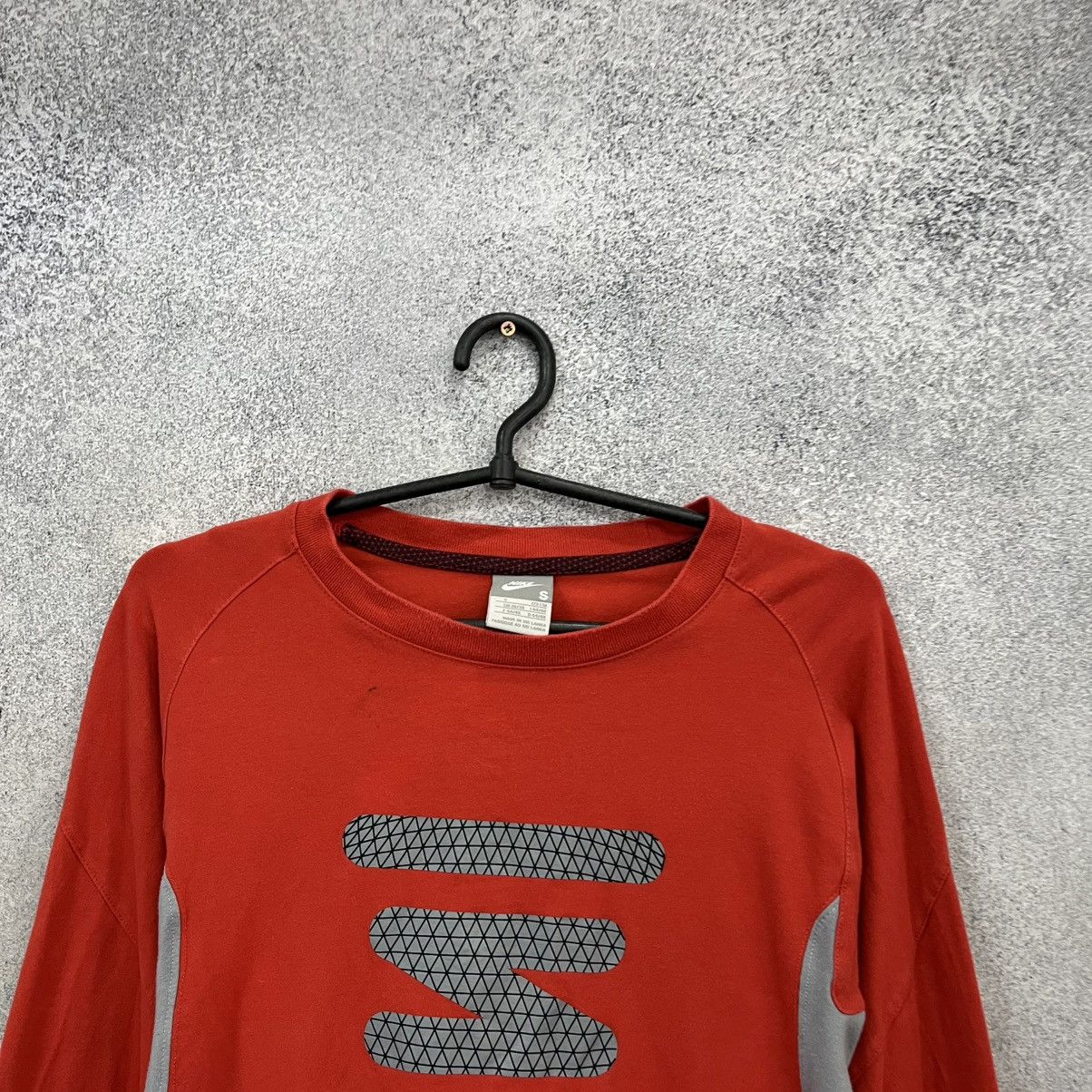 Nike Nike Shox Vintage Long Sleeve Red Big Logo Drill Size US S / EU 44-46 / 1 - 4 Thumbnail