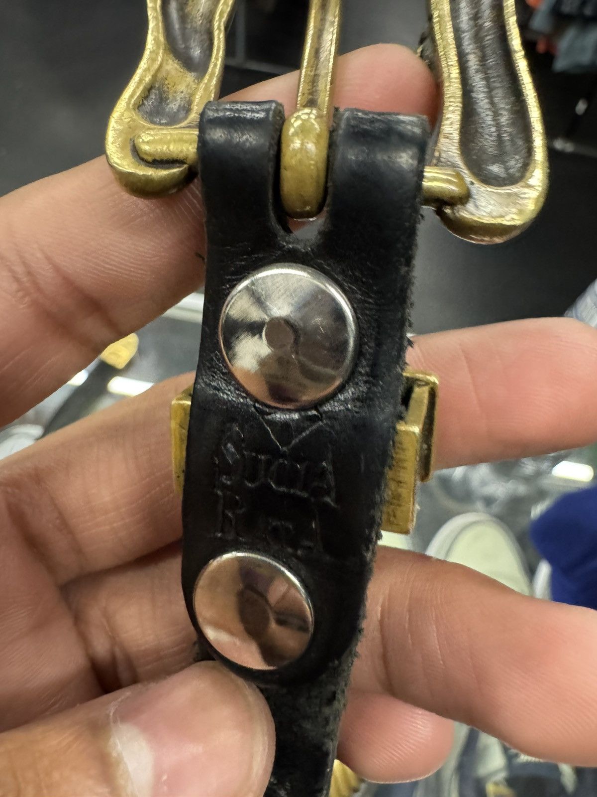 Enfants Riches Deprimes Enfants Riches Deprimes OG Spike Studded Skinny Belt Size 34 - 6 Thumbnail