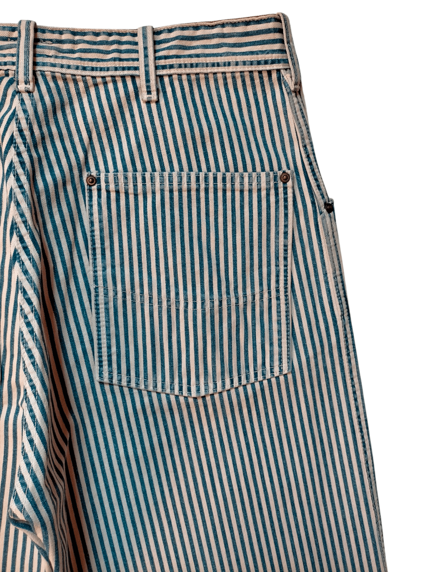 Edwin Vtg 90s ONE-O-ONE 101 Edwin Hickory Workwear Wide Leg Jeans Size US 34 / EU 50 - 11 Thumbnail