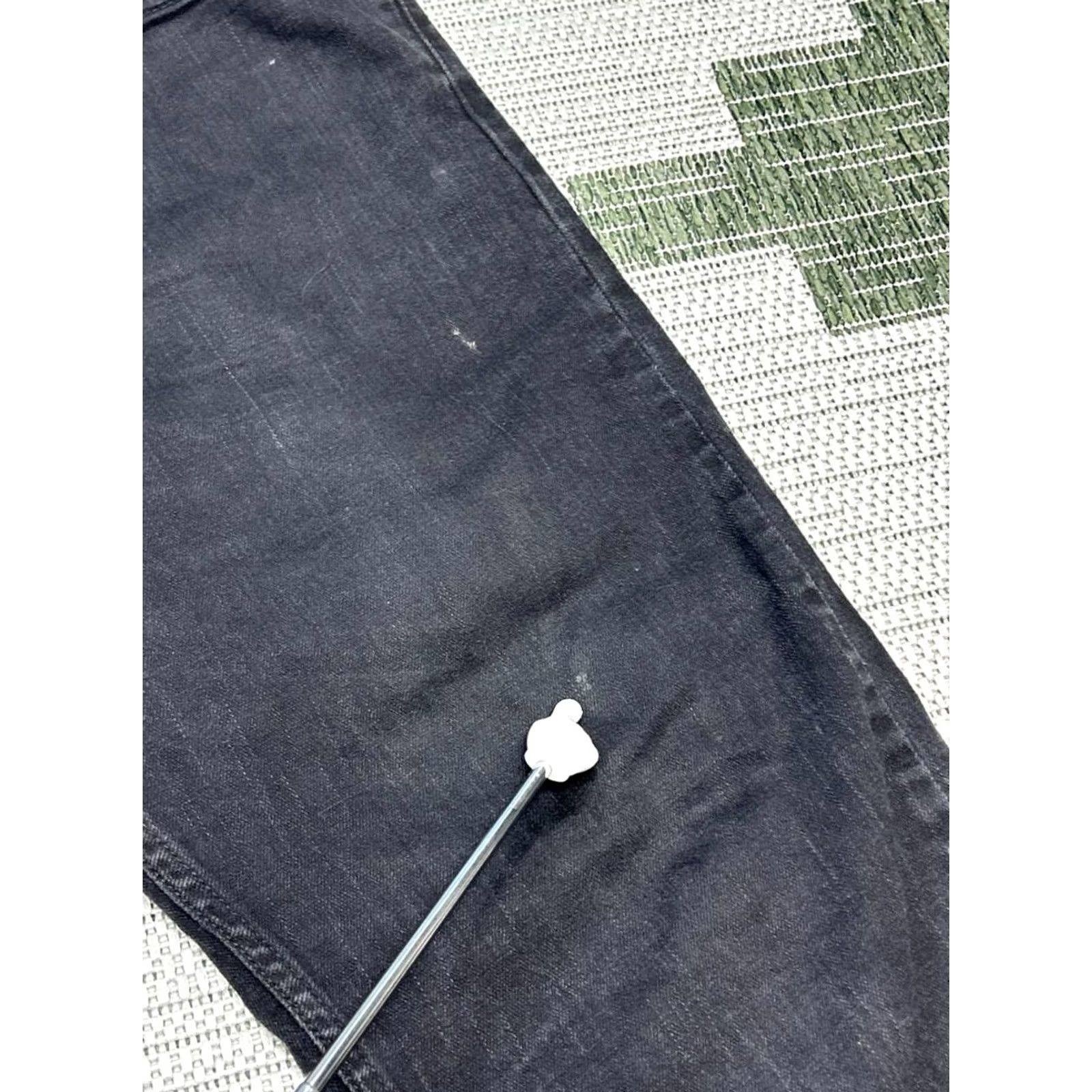 Levi's Levis 514 Jeans Mens 36 Black Denim Straight Fit 36x32 Jeans Mens Black Denim Straight 514 Size US 36 / EU 52 - 3 Thumbnail