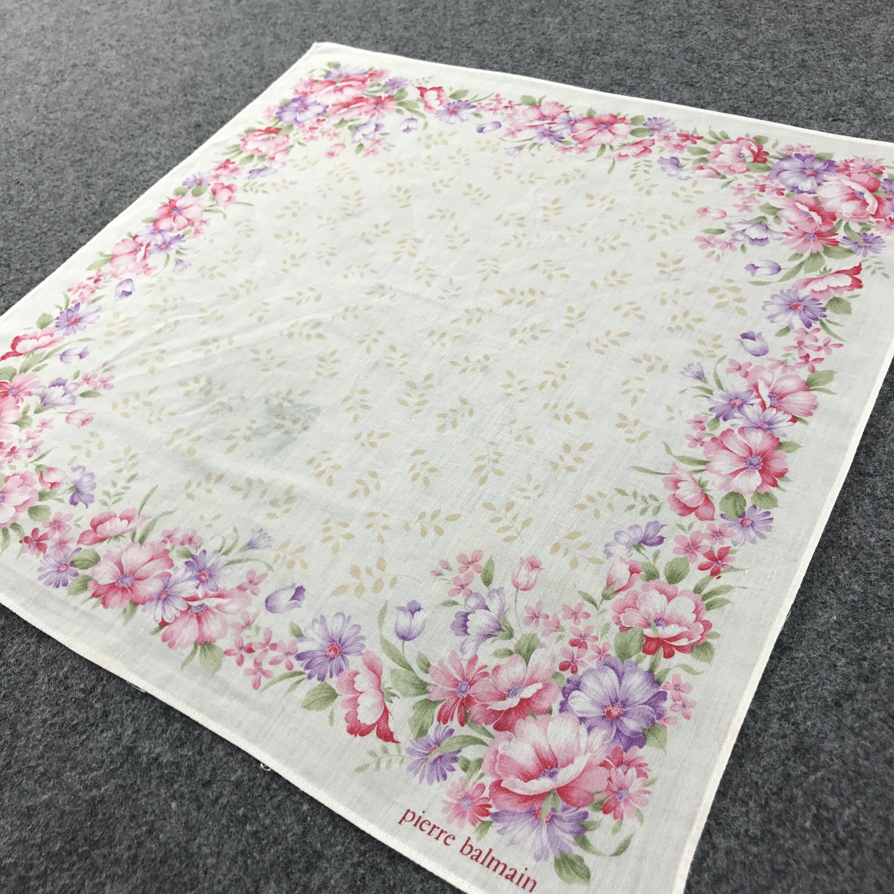 Pierre Balmain Pierre Balmain Handkerchief Neckerchief Bandana H142 Size ONE SIZE - 5 Thumbnail