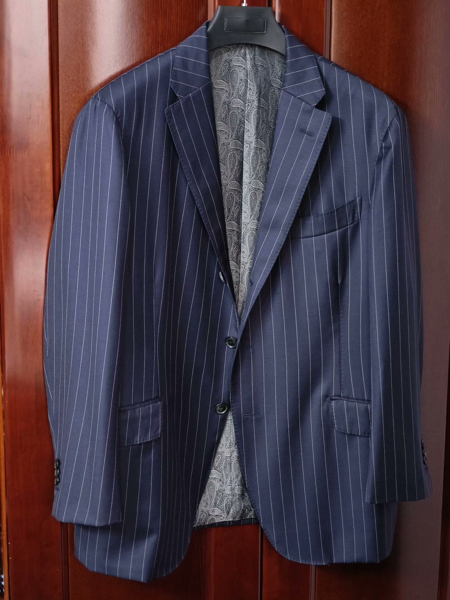 Japanese Brand Dormeuil Wool-Linen Custom Jacket Size US L / EU 52-54 / 3 - 1 Thumbnail