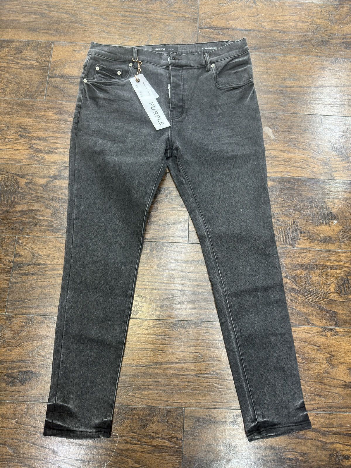 Purple Brand Purple Black Jeans Size US 36 / EU 52 - 2 Thumbnail