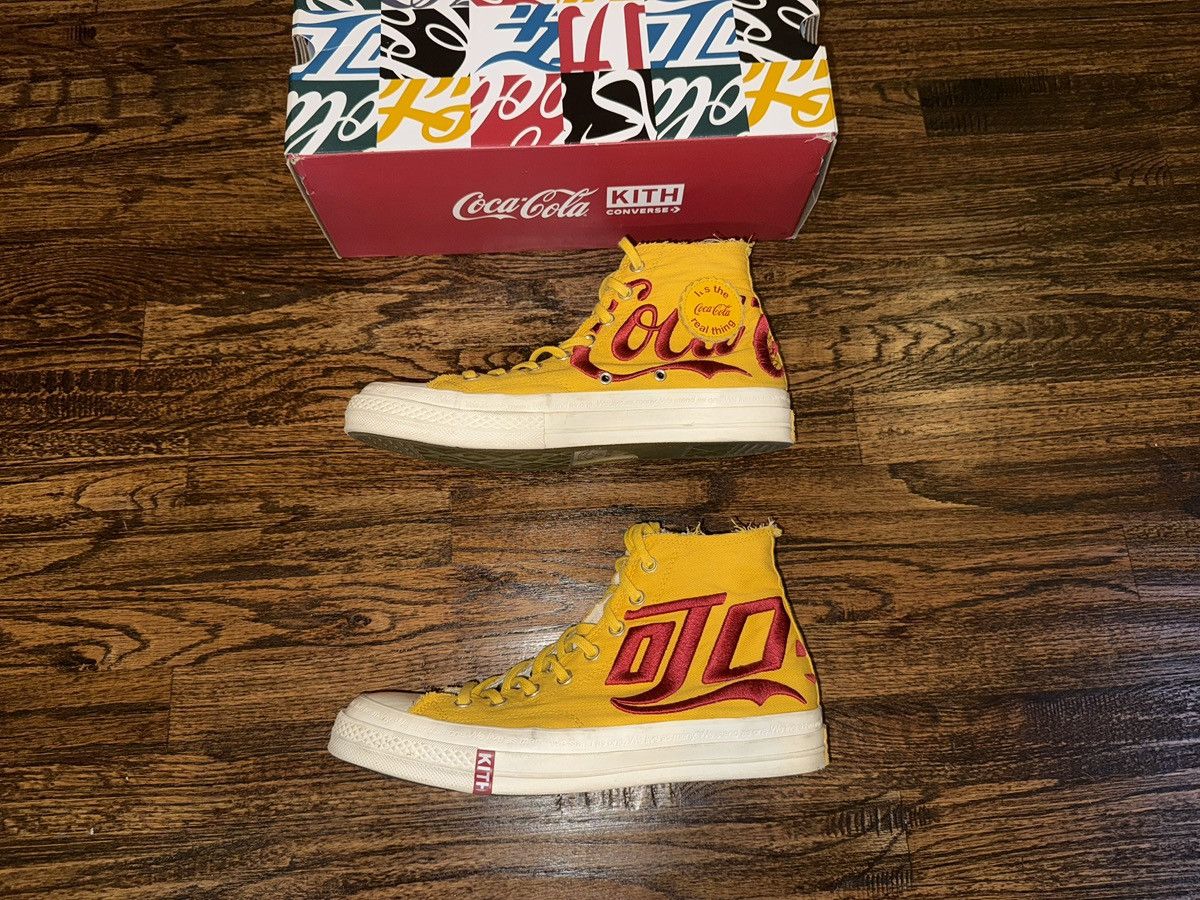 Coca Cola × Converse × Kith Kith X Converse x Coca Cola Chuck 70 “China” Denim SZ 11 Size US 11 / EU 44 - 2 Thumbnail