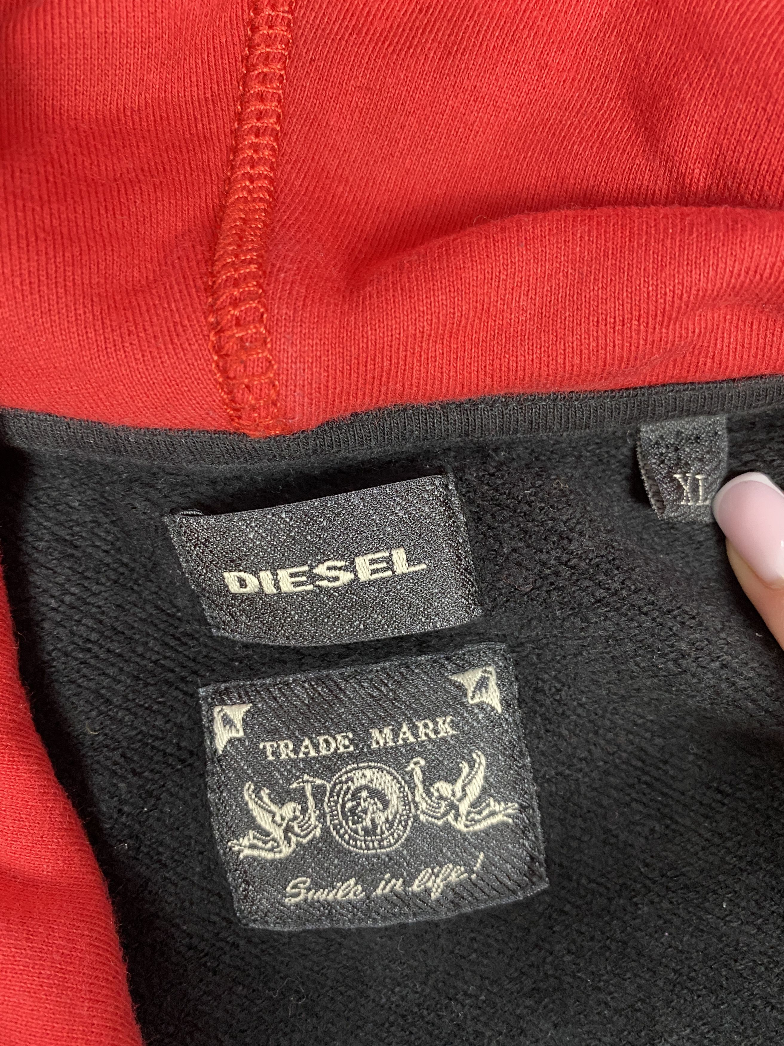 Diesel × Vintage Diesel vintage big logo PUNK hoodie y2k Size US XL / EU 56 / 4 - 5 Thumbnail