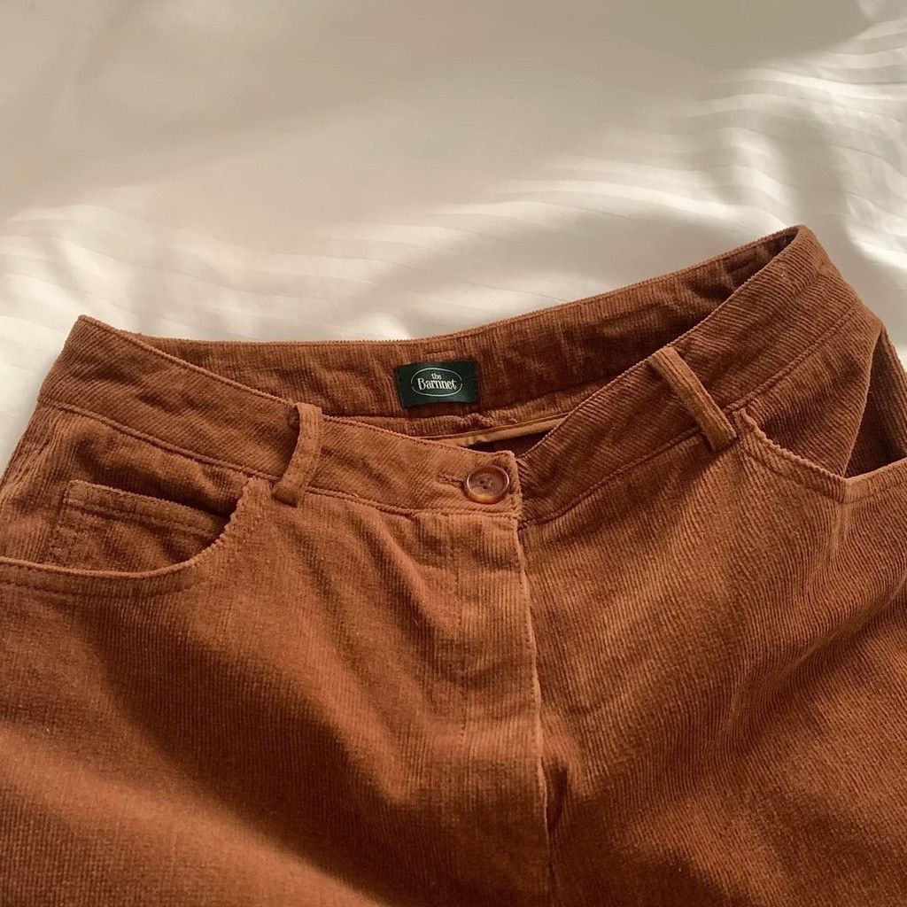 Zara The Barnett Brown Corduroy Pants Size 27" / US 4 / IT 40 - 5 Thumbnail