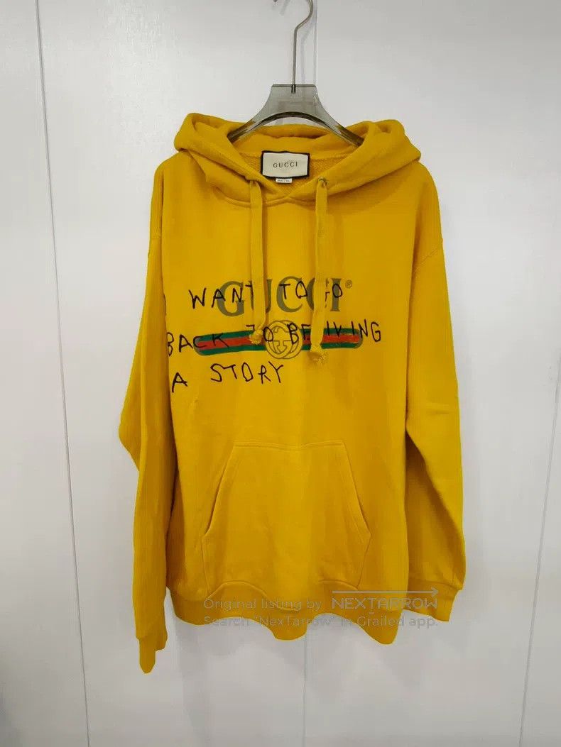 Other Gucci Graffiti-printed loose hooded sweatshirt Size US M / EU 48-50 / 2 - 1 Thumbnail