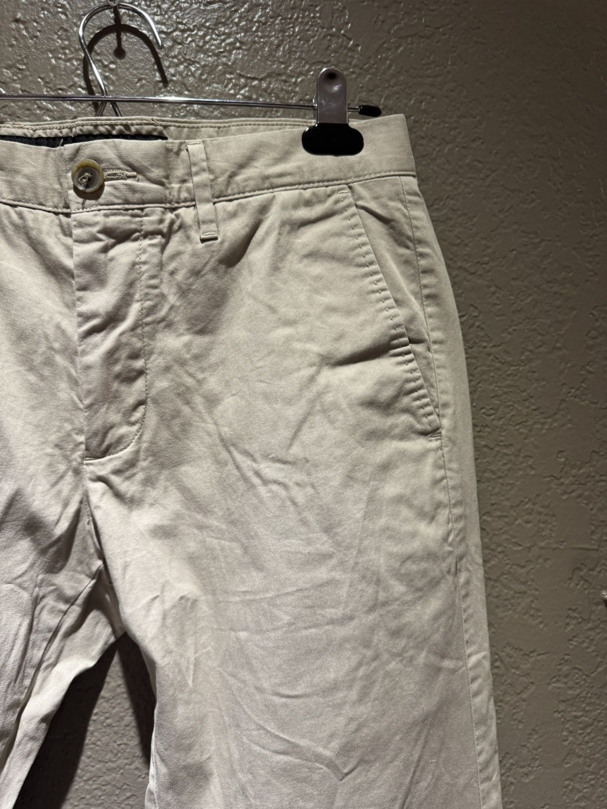 Marc Anthony Beige Marc Anthony Khaki Beige Chino Pants Button Pockets Size US 30 / EU 46 - 3 Thumbnail