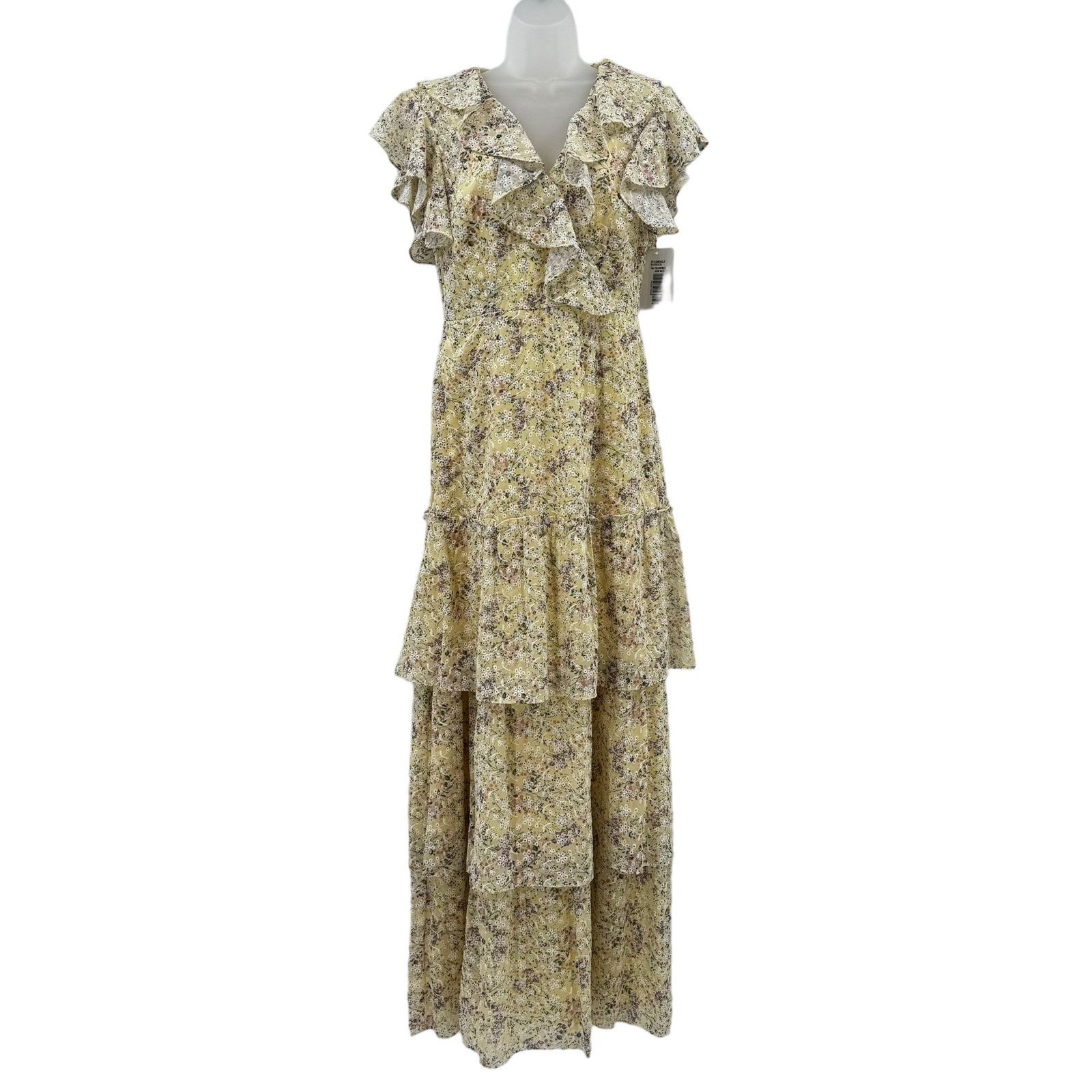 Other MIKAEL AGHAL Tiered Floral Embroderie Maxi Dress Size 8 NWT Size M / US 6-8 / IT 42-44 - 3 Thumbnail