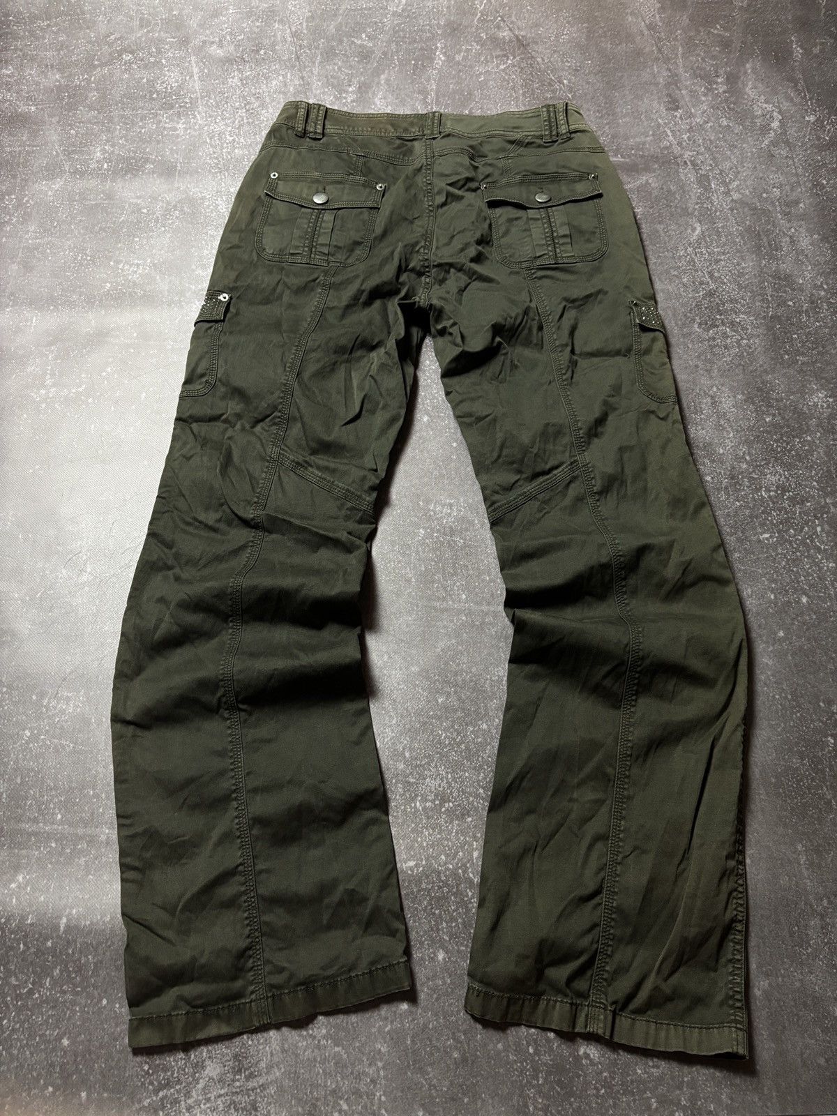 Pre-owned Hysteric Glamour X If Six Was Nine Crazy Vintage Fade Cargo Pants Y2k If Six Was Nine Style