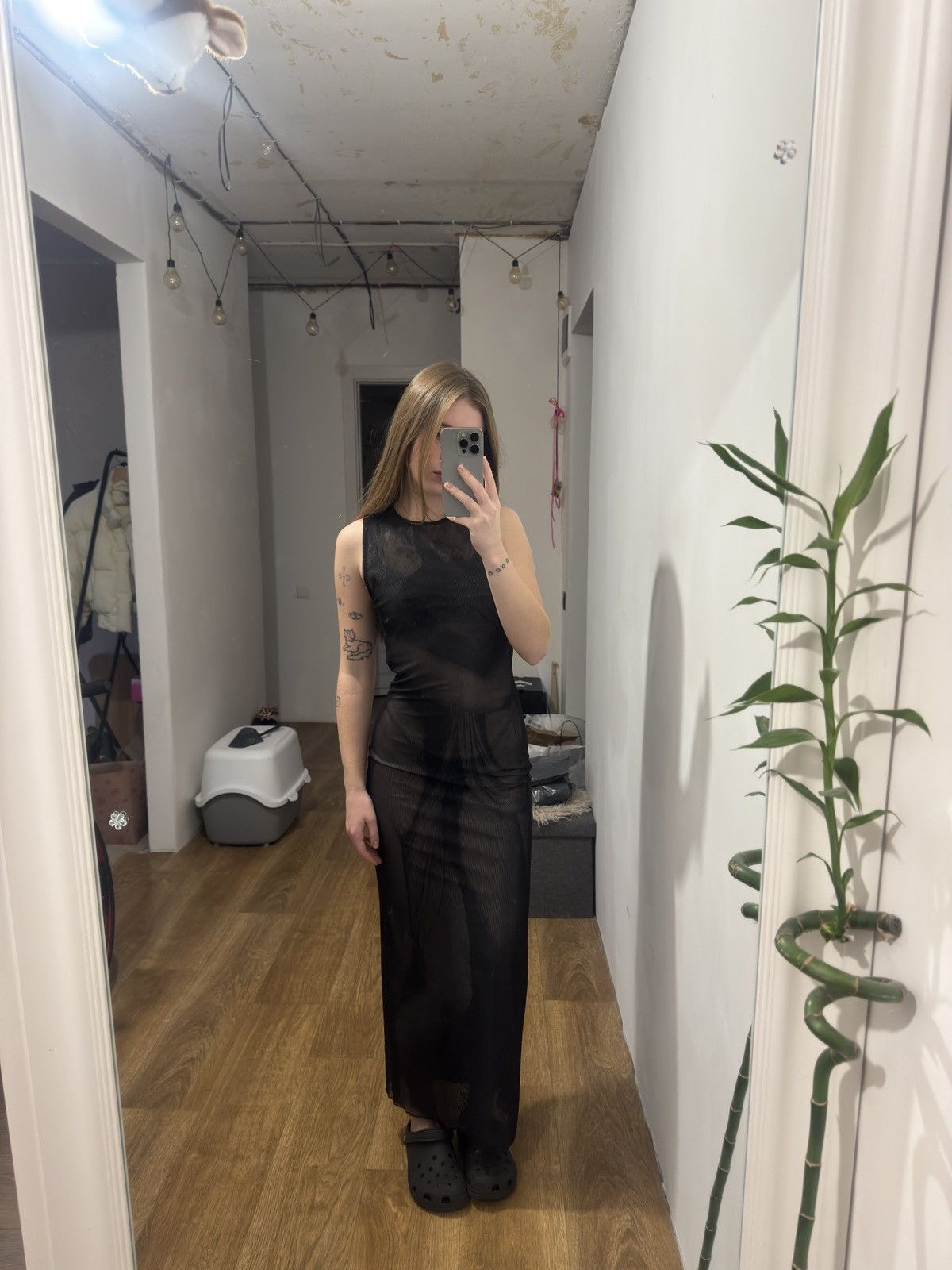 Vintage MESH RENAISSANCE JEAN PAUL GAULTIER STYLE TWO SIDES DRESS Size S / US 4 / IT 40 - 4 Thumbnail