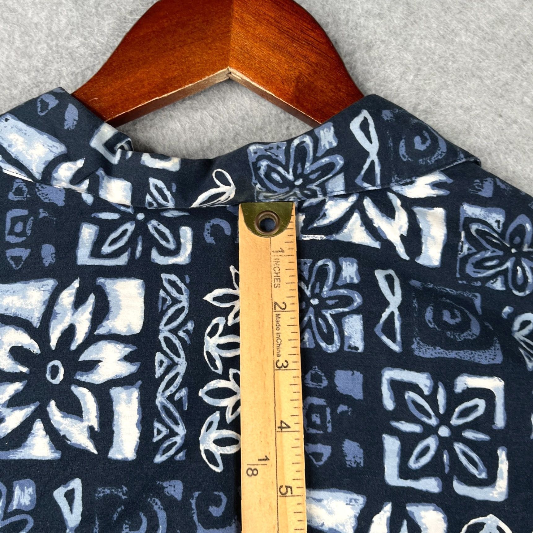 Chaps Chaps Ralph Lauren Tribal Hawaiian Print Shirt Camp Blue Casual Short Sleeve Shirt Mens L Blue Floral Hawaiian 90s? Size US L / EU 52-54 / 3 - 7 Thumbnail