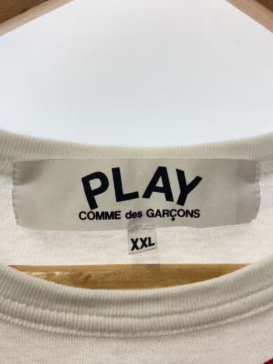 Comme des Garcons PLAY Comme des Garçons White Heart Logo T-Shirt XXL Size US XL / EU 56 / 4 - 3 Thumbnail