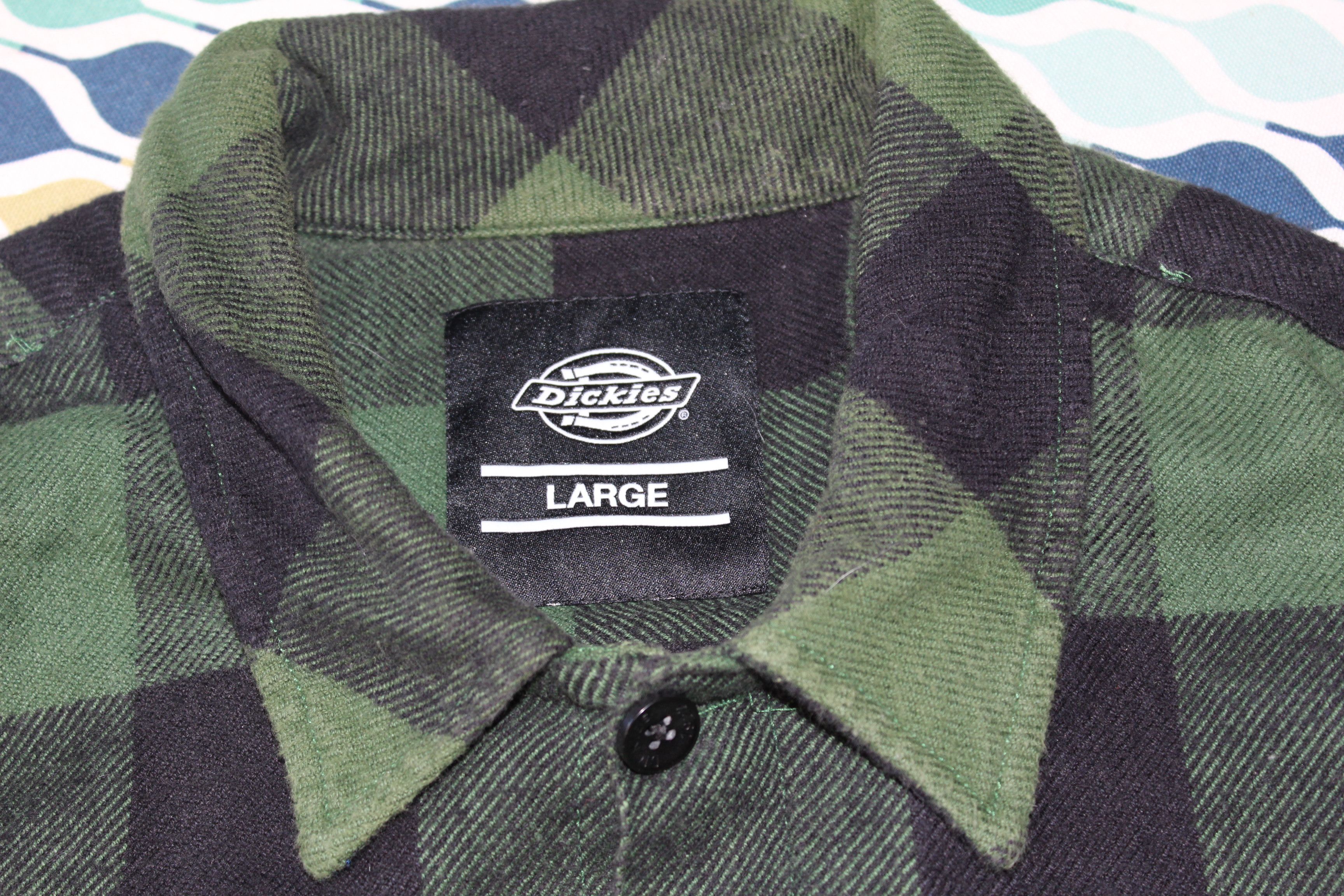 Dickies Dickies Vintage Long Sleeve Check Overshirt Shirt Size US L / EU 52-54 / 3 - 6 Thumbnail