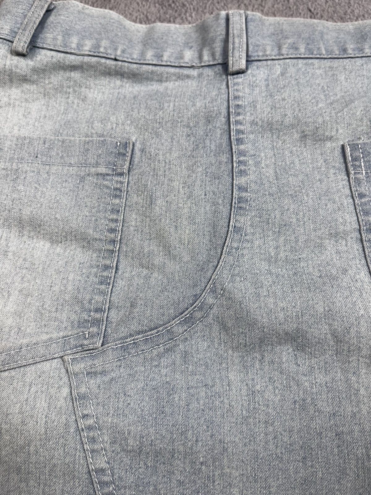 Other Vintage Y2K style denim zip pockets faded mini skirt Size 26" / US 2 / IT 38 - 7 Thumbnail