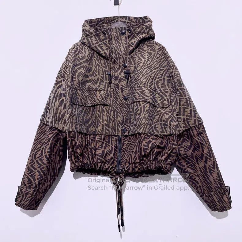 Fendi FW21 Double F Full Print Jacket