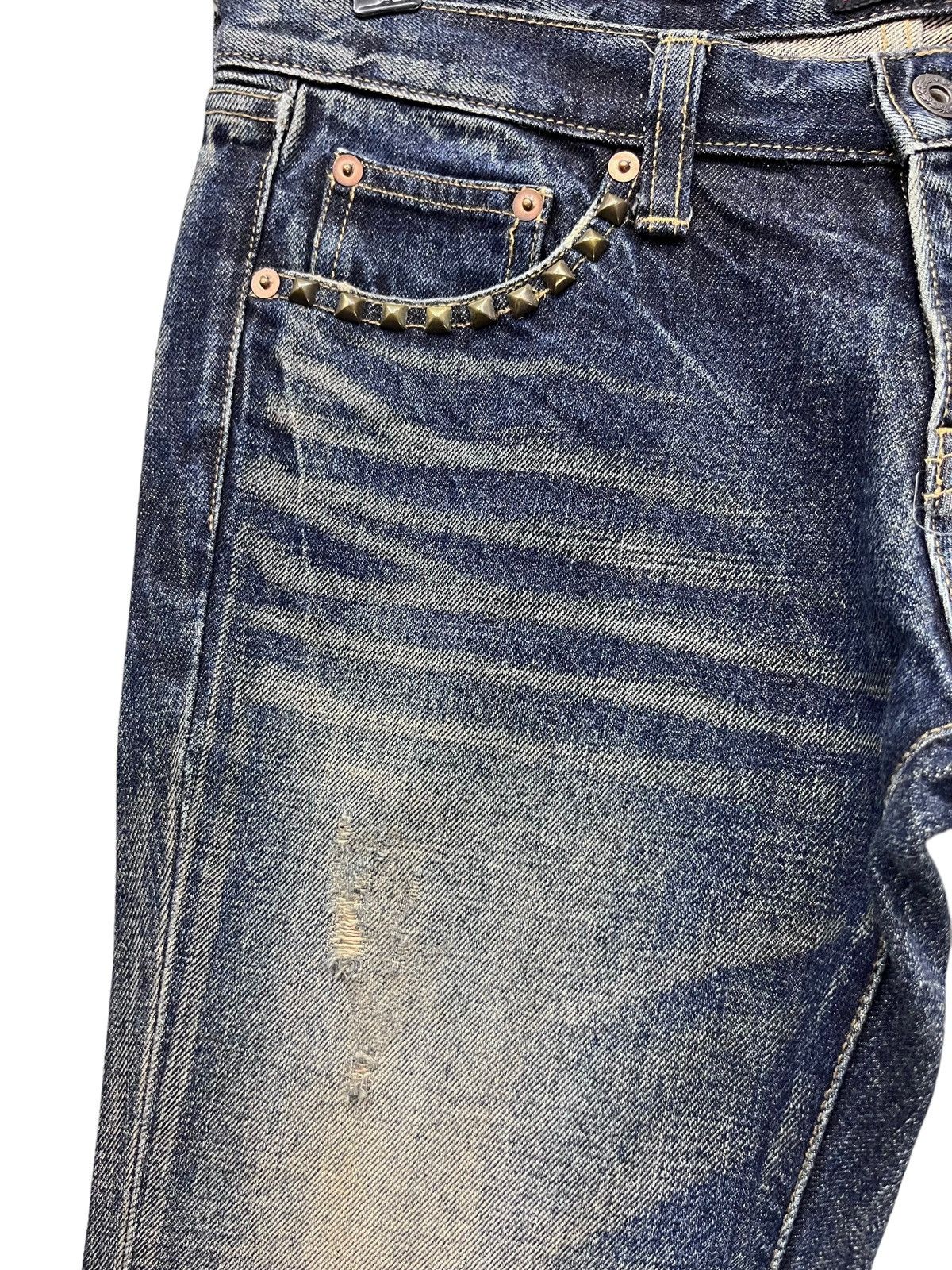 JACKROSE JACKROSE MudWash Studded Ripped Punk Flare Hysteric Style💥 Size US 30 / EU 46 - 3 Thumbnail