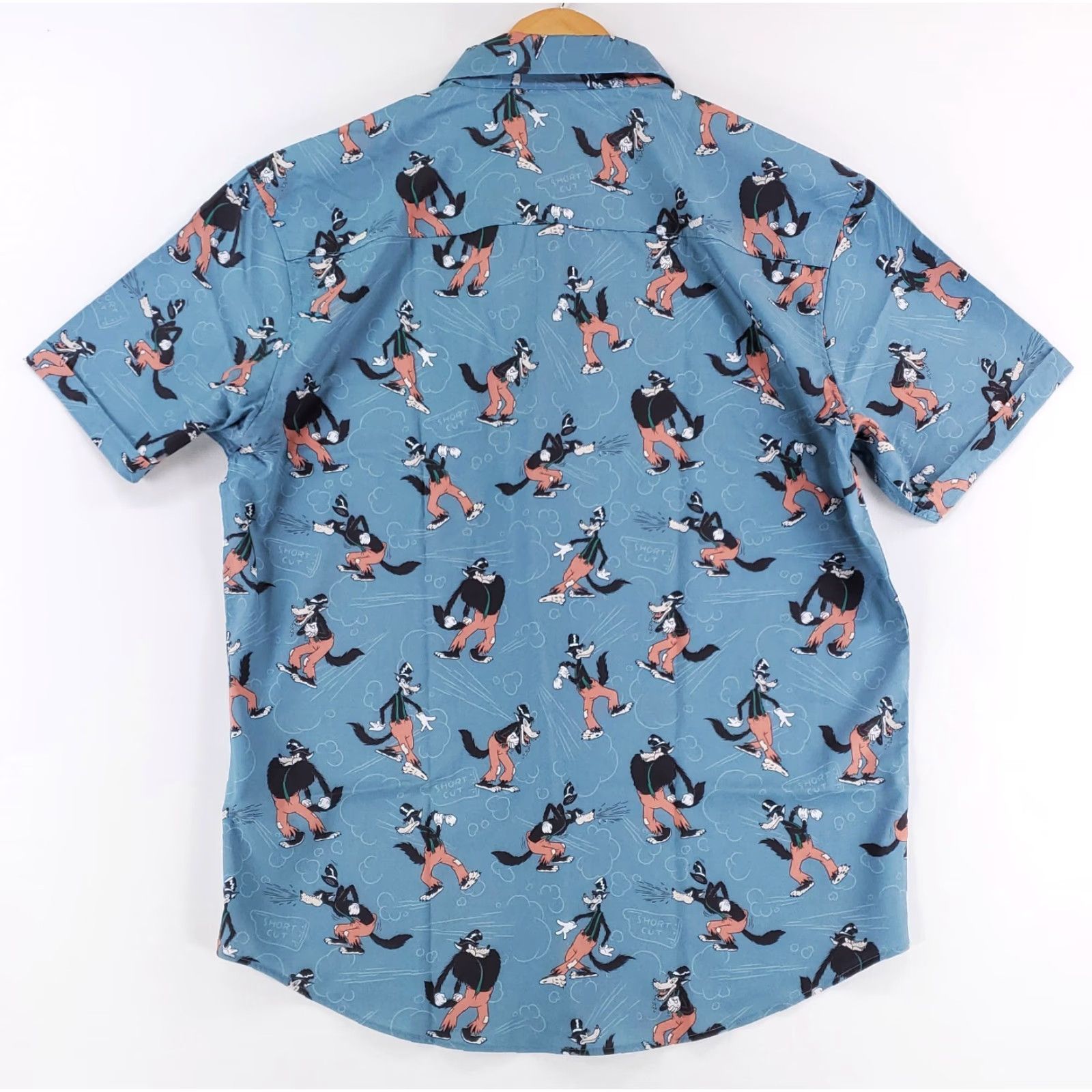 Disney RSVLTS Disney Villains Series 3 Huff'n and Puff'n Button Down Shirt Mens XL NWT Multicolor Shirt Size US XL / EU 56 / 4 - 4 Thumbnail