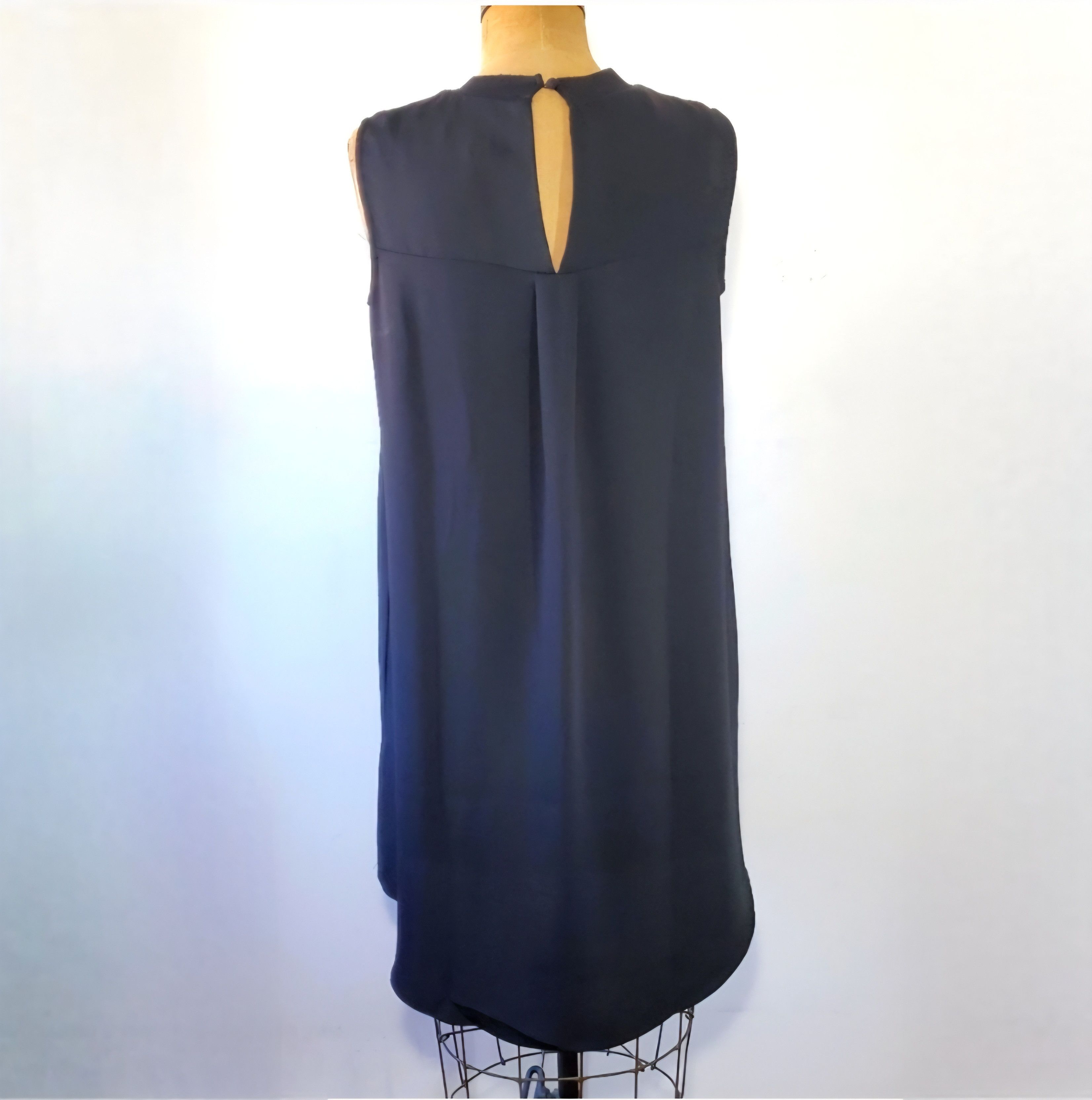 Other Coercion London Sz M Dress Black Swing Trapese Hi-low Hem Size M / US 6-8 / IT 42-44 - 3 Thumbnail