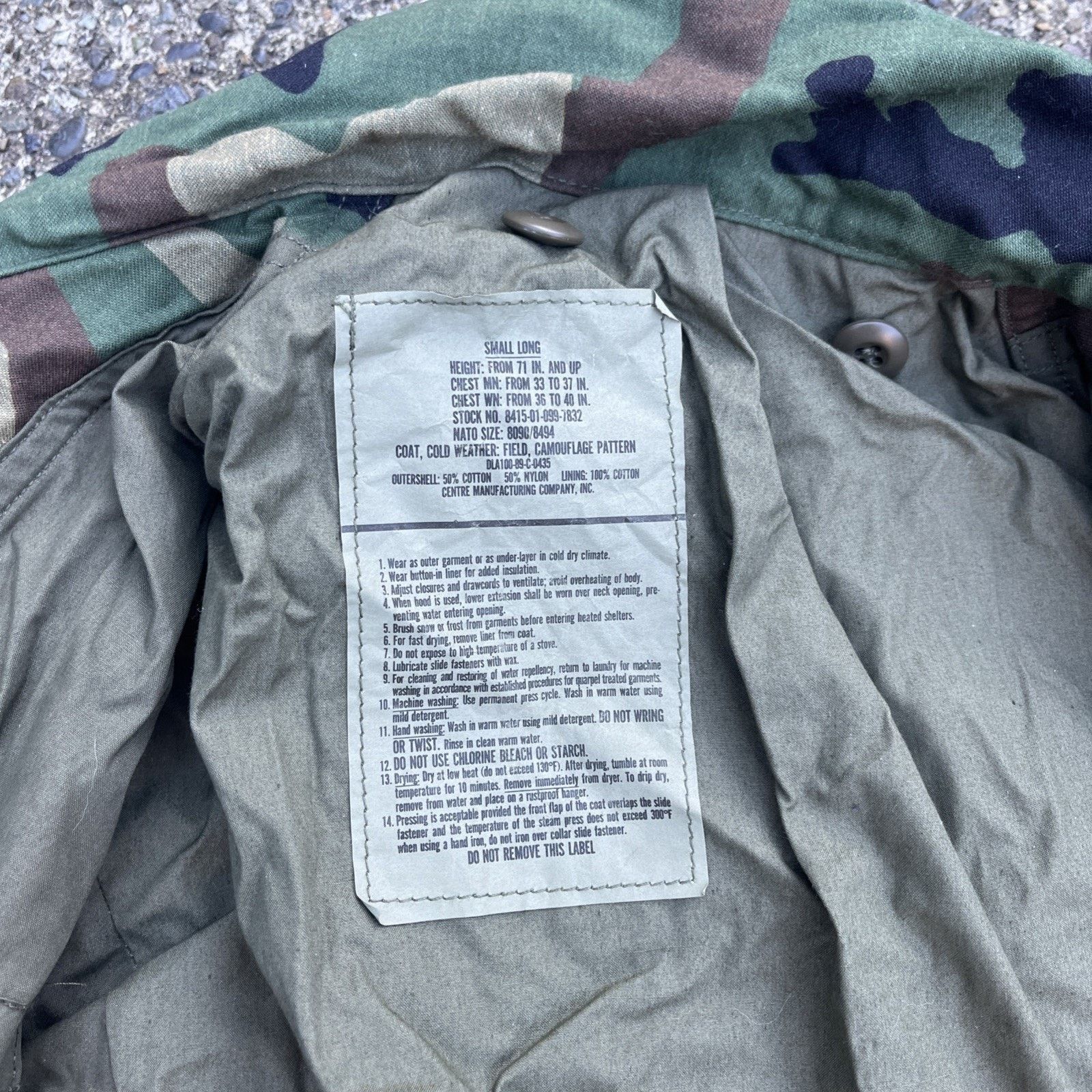 Other USGI US Army M-65 Woodland Field Jacket Cold Weather Small Size US S / EU 44-46 / 1 - 10 Thumbnail