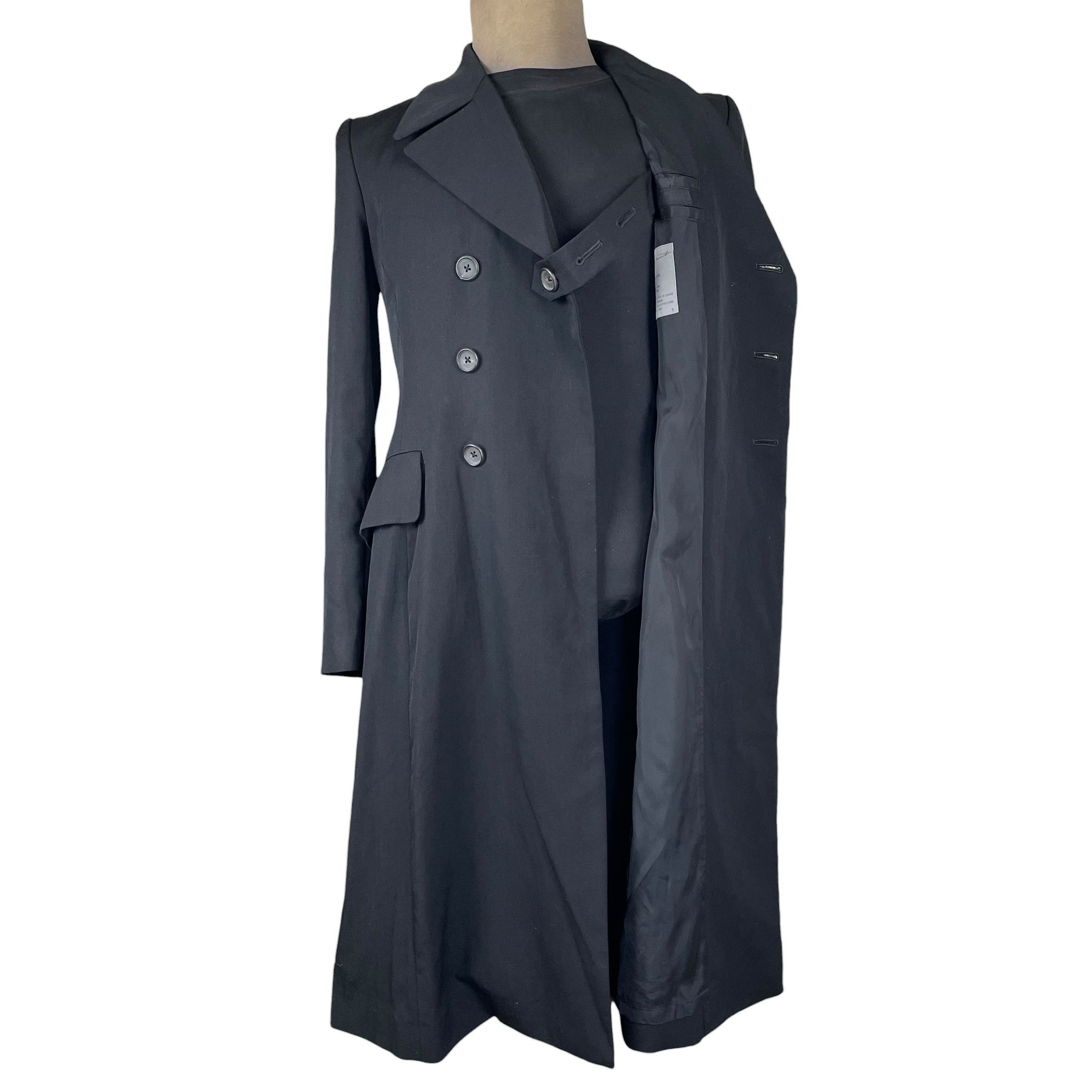 Yohji Yamamoto Yohji Yamamoto Pour Homme A/W 2011 Double Breasted Coat Size US S / EU 44-46 / 1 - 13 Thumbnail