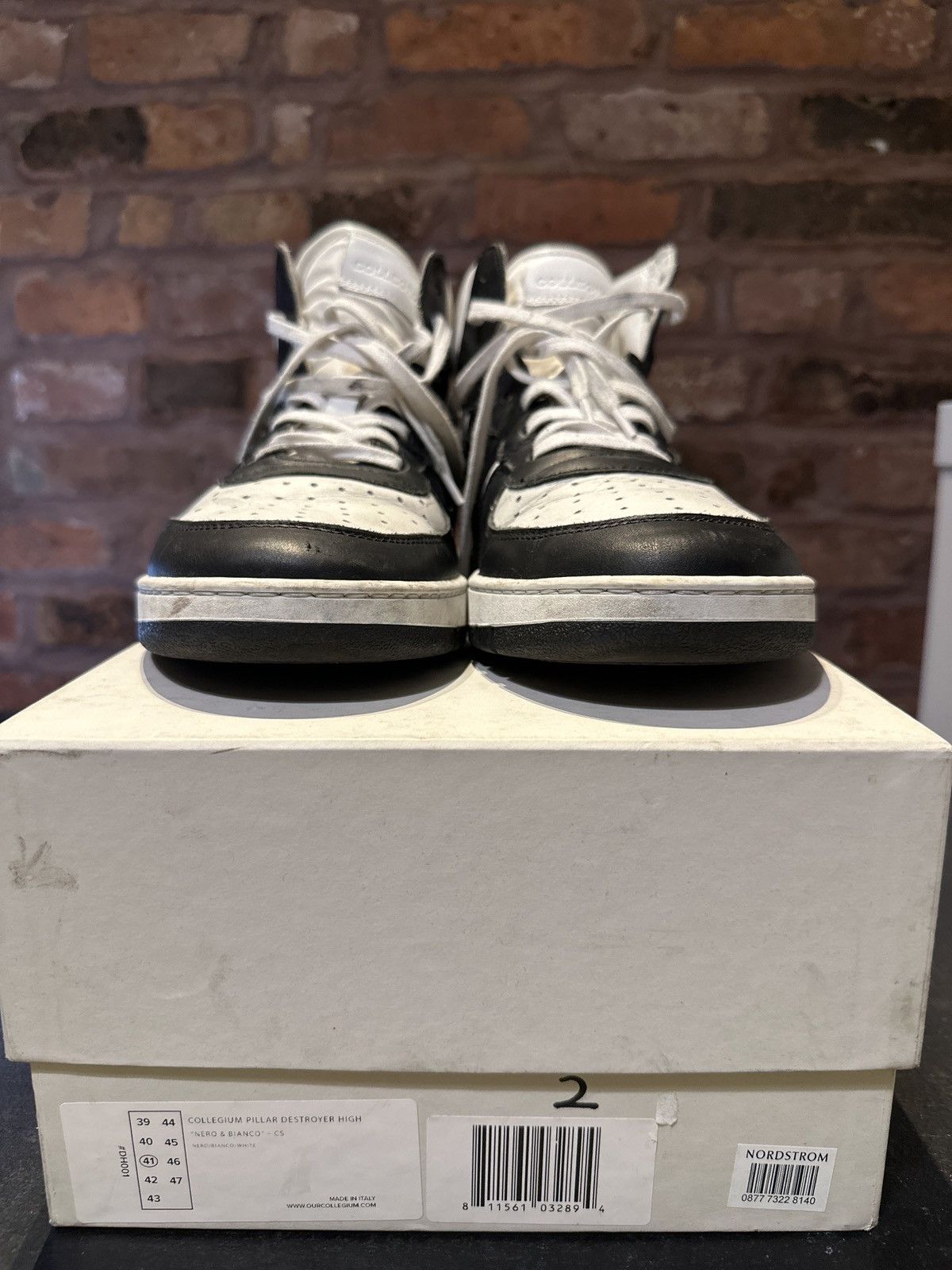 Collegium Collegium Destroyer High in Nero & Bianco Size US 8 / EU 41 - 3 Thumbnail