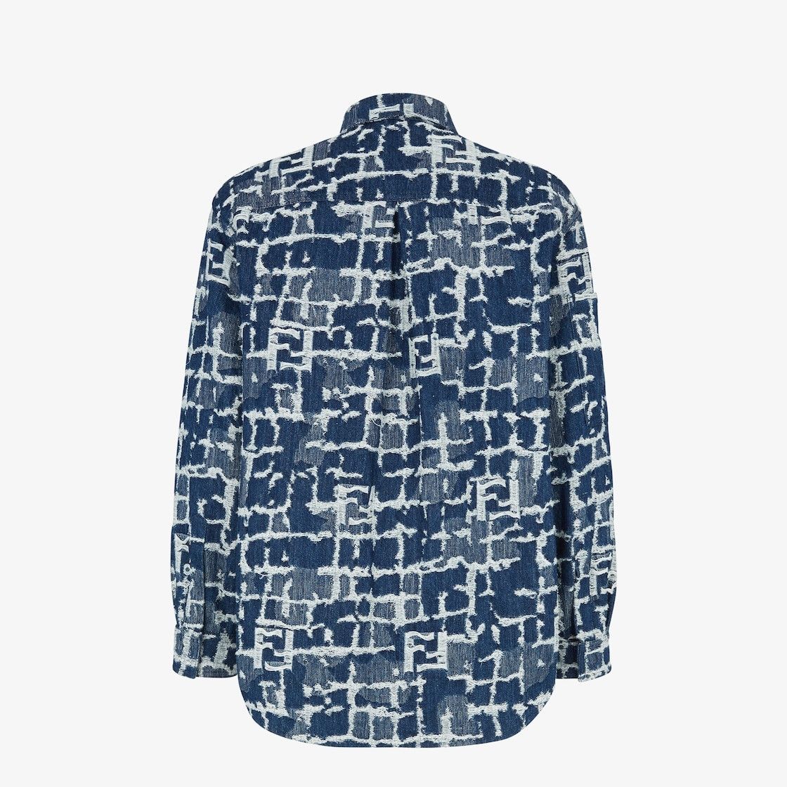 Fendi o1s1wg111025 Shirt in Blue/White Size US S / EU 44-46 / 1 - 2 Thumbnail