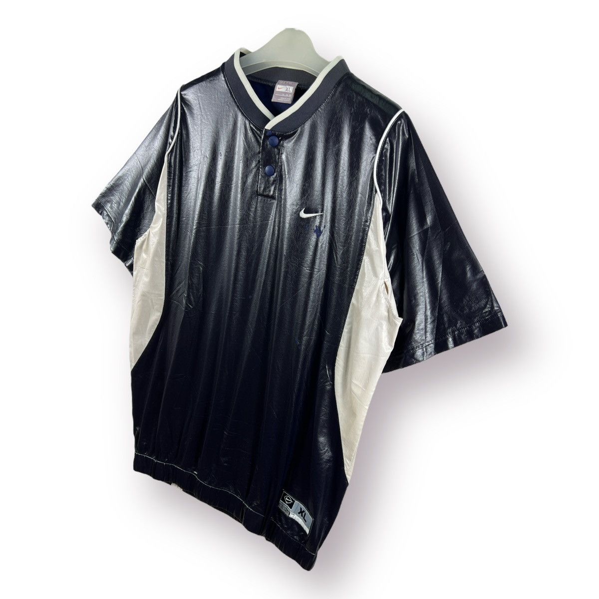 Nike × Vintage 🔥 VINTAGE Y2K DISTRESSED NIKE BASEBALL BIG SWOOSH LOGO - XL Size US XL / EU 56 / 4 - 3 Thumbnail