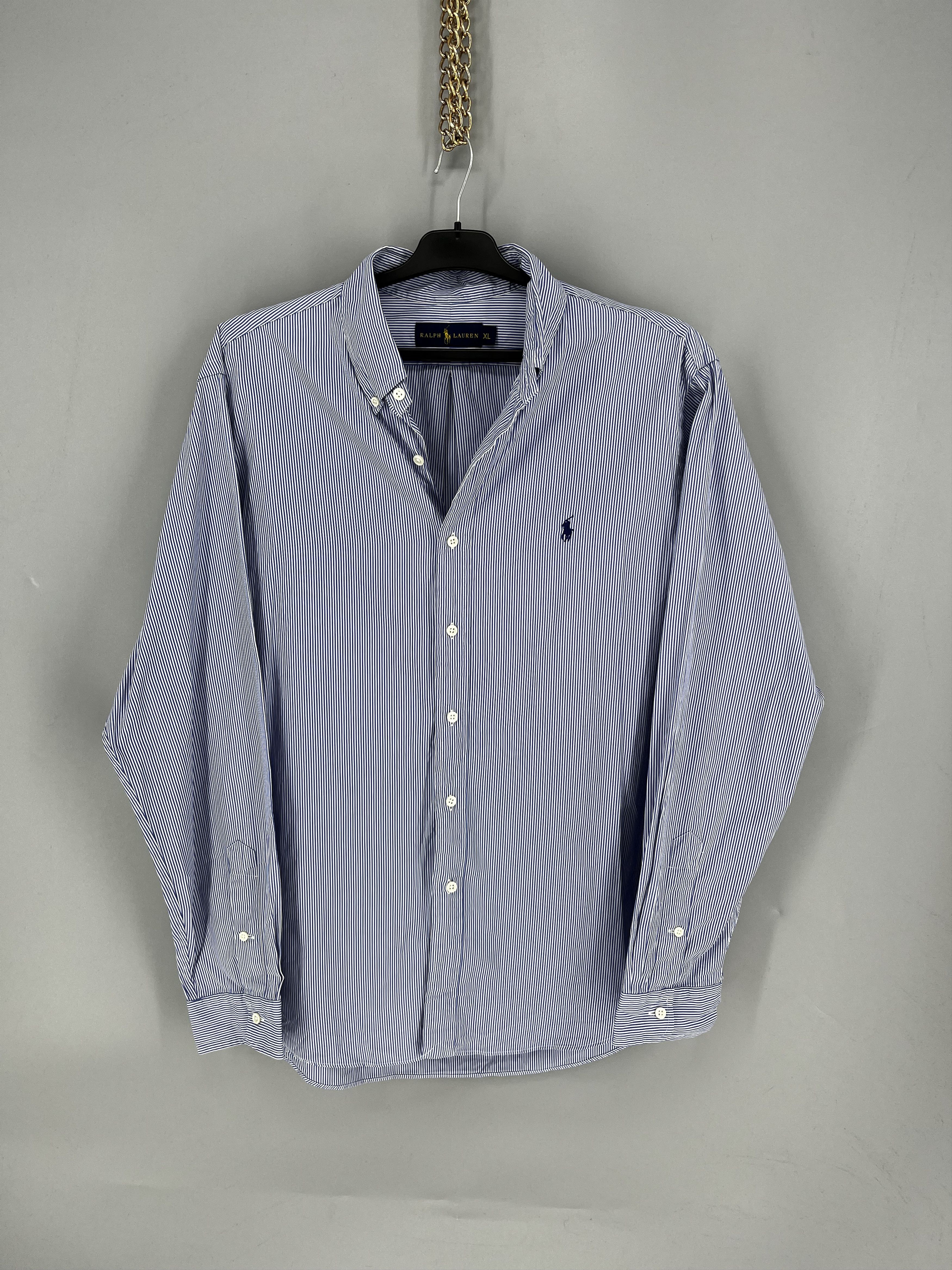 Polo Ralph Lauren Vintage Striped Shirt Polo Ralph Lauren Size XL Rare Size US XL / EU 56 / 4 - 1 Thumbnail