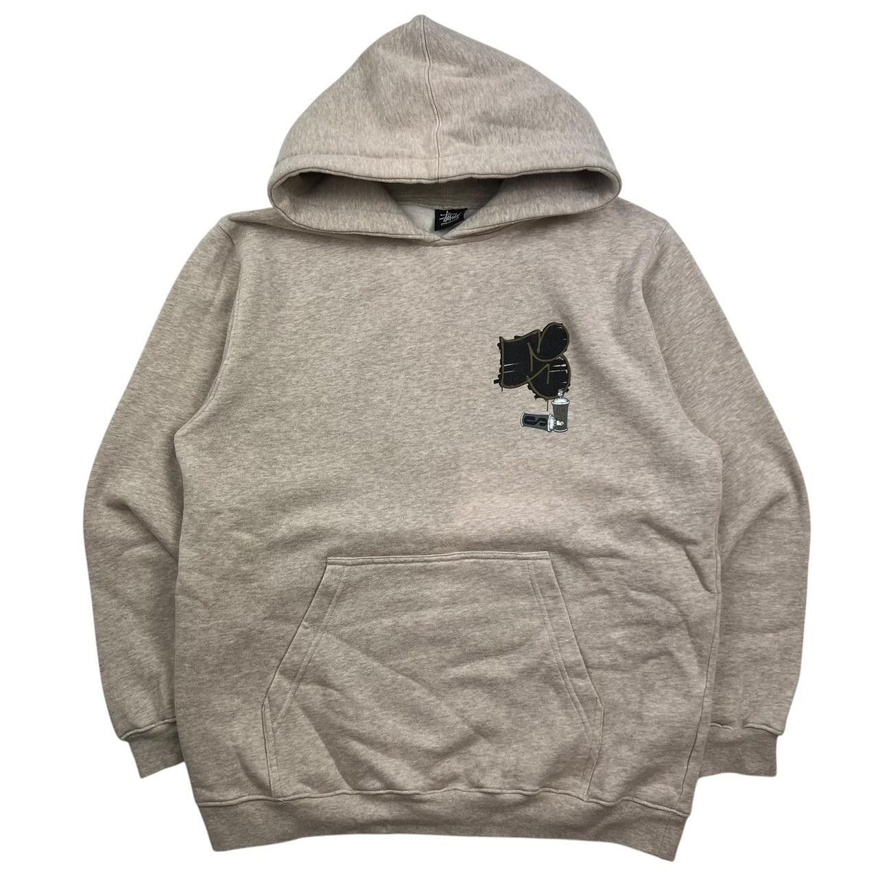 Stussy Vintage 2000s Stussy Spray Paint Graffiti Hoodie - Medium Size US M / EU 48-50 / 2 - 2 Thumbnail