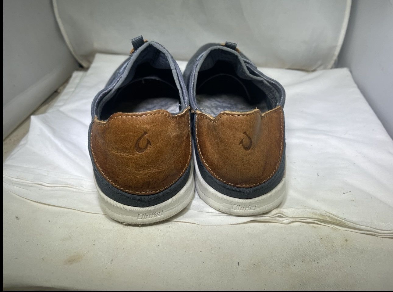 Olukai PreOwned OluKai Alapa Li Keu Blue Sneakers Suede Men's 8 Size US 8 / EU 41 - 4 Thumbnail
