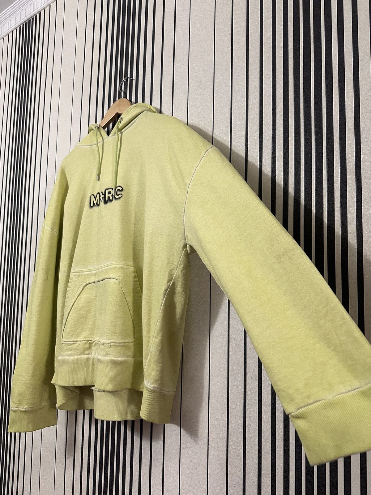 M+Rc Noir M+RC Noir Light Green Oversized Hoodie Sweatshirt Size US L / EU 52-54 / 3 - 6 Thumbnail